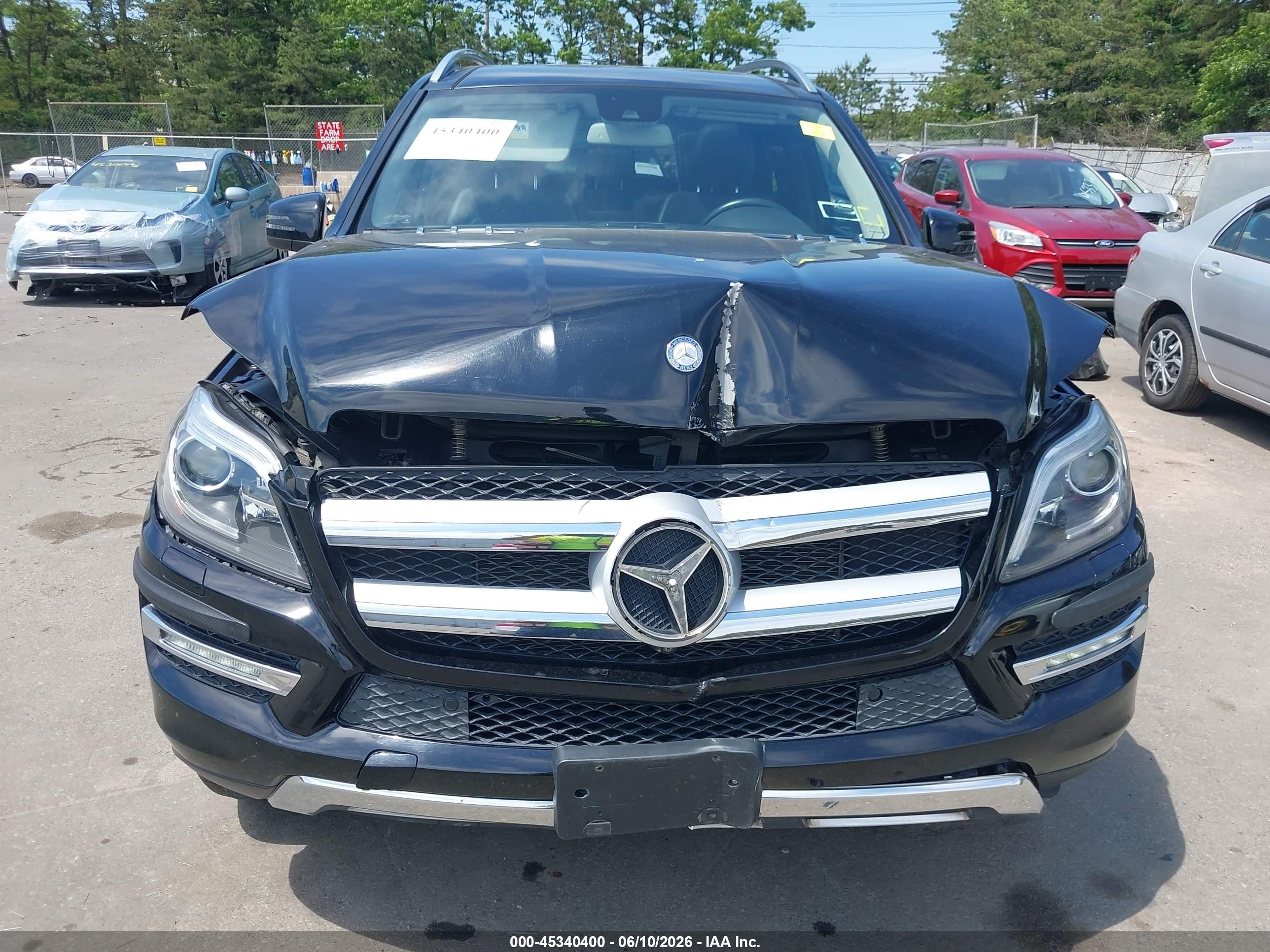 2015 Mercedes-benz Gl 450 4matic Black vin: 4JGDF6EE0FA566889