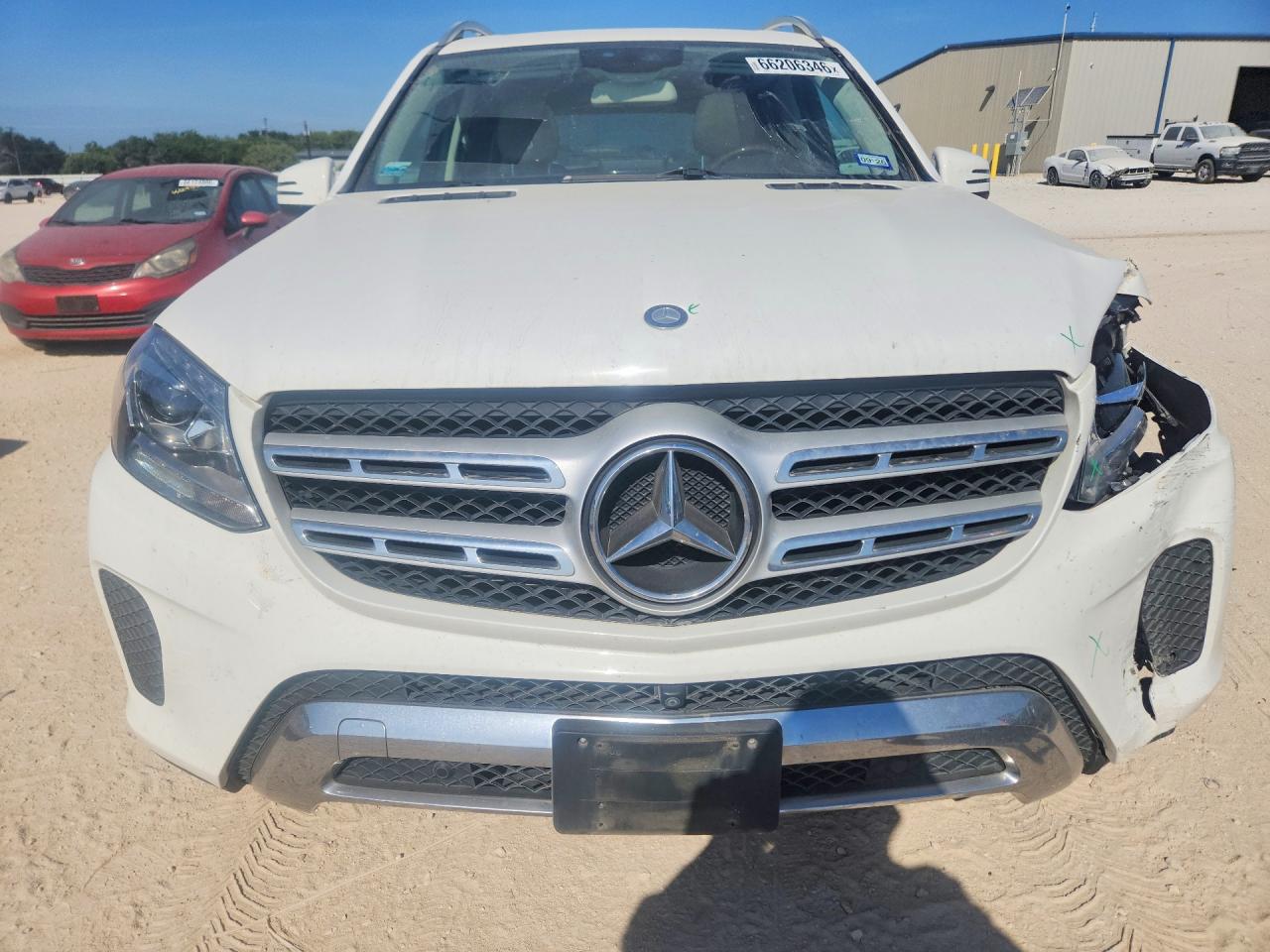 2017 Mercedes-benz Gls 450 4matic White vin: 4JGDF6EE0HA935902