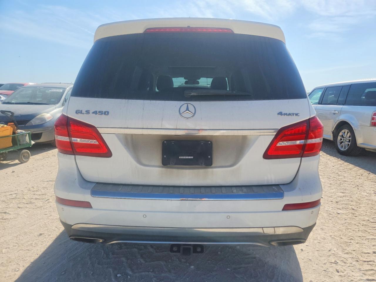 2017 Mercedes-benz Gls 450 4matic White vin: 4JGDF6EE0HA935902