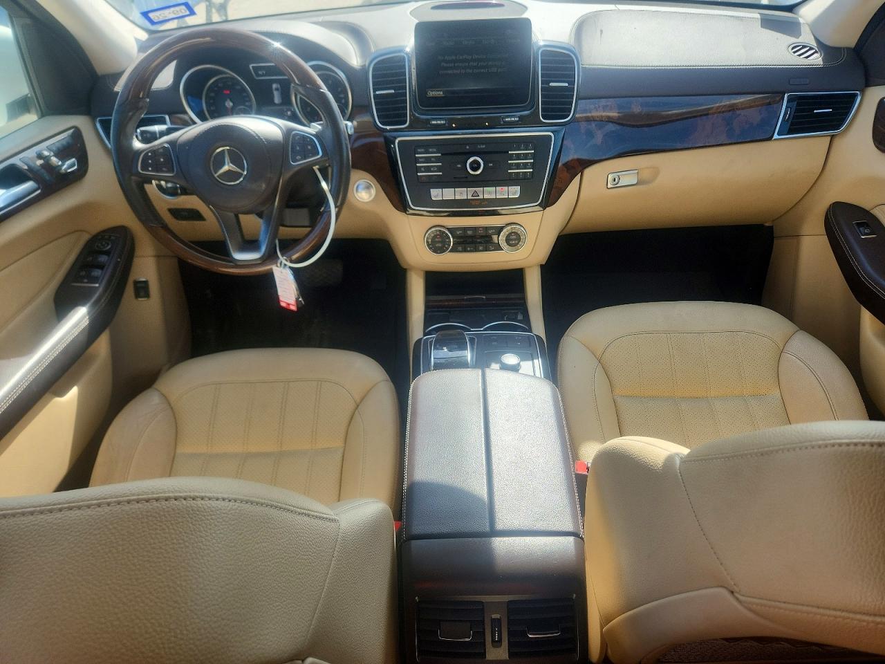 2017 Mercedes-benz Gls 450 4matic White vin: 4JGDF6EE0HA935902