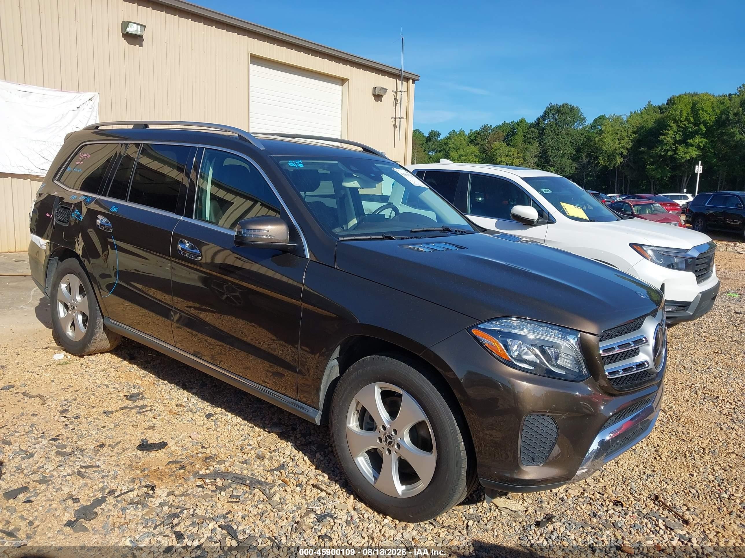 2017 Mercedes-benz Gls 450 4matic Brown vin: 4JGDF6EE0HA978894