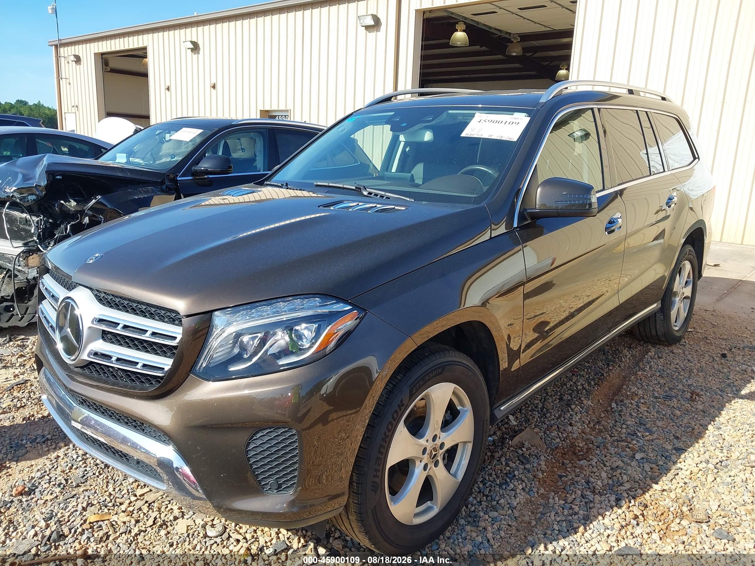 2017 Mercedes-benz Gls 450 4matic Brown vin: 4JGDF6EE0HA978894
