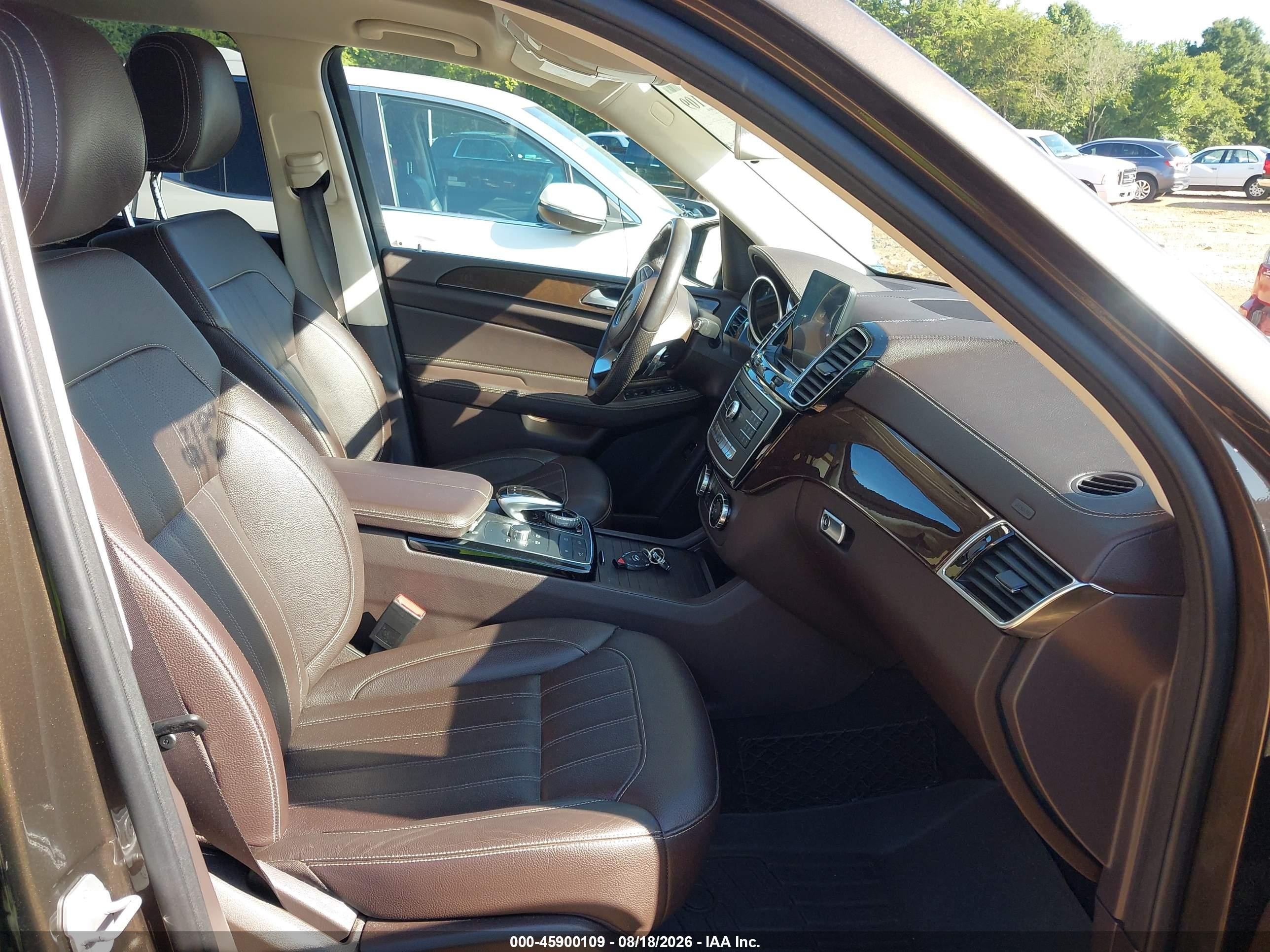 2017 Mercedes-benz Gls 450 4matic Brown vin: 4JGDF6EE0HA978894