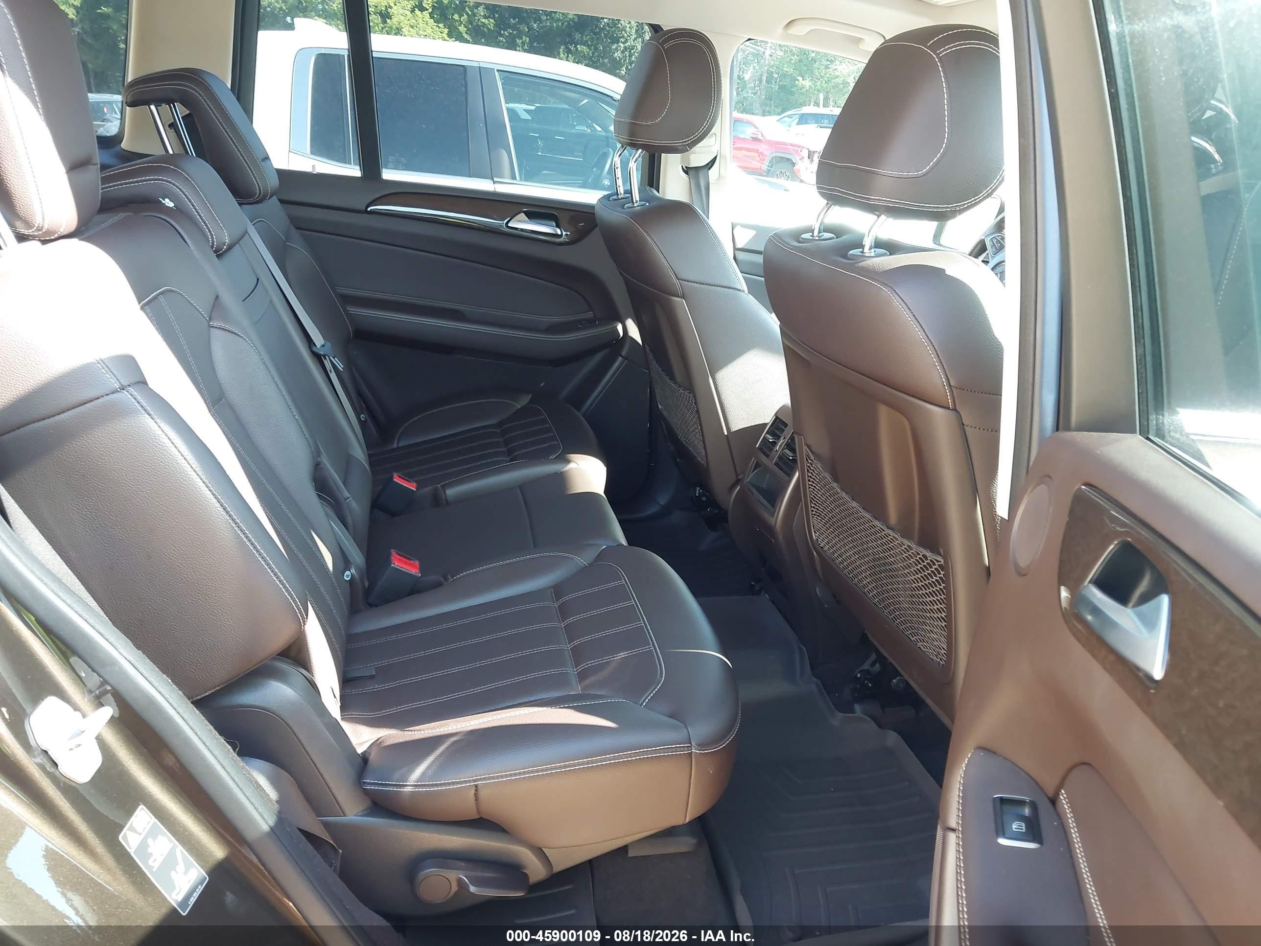 2017 Mercedes-benz Gls 450 4matic Brown vin: 4JGDF6EE0HA978894