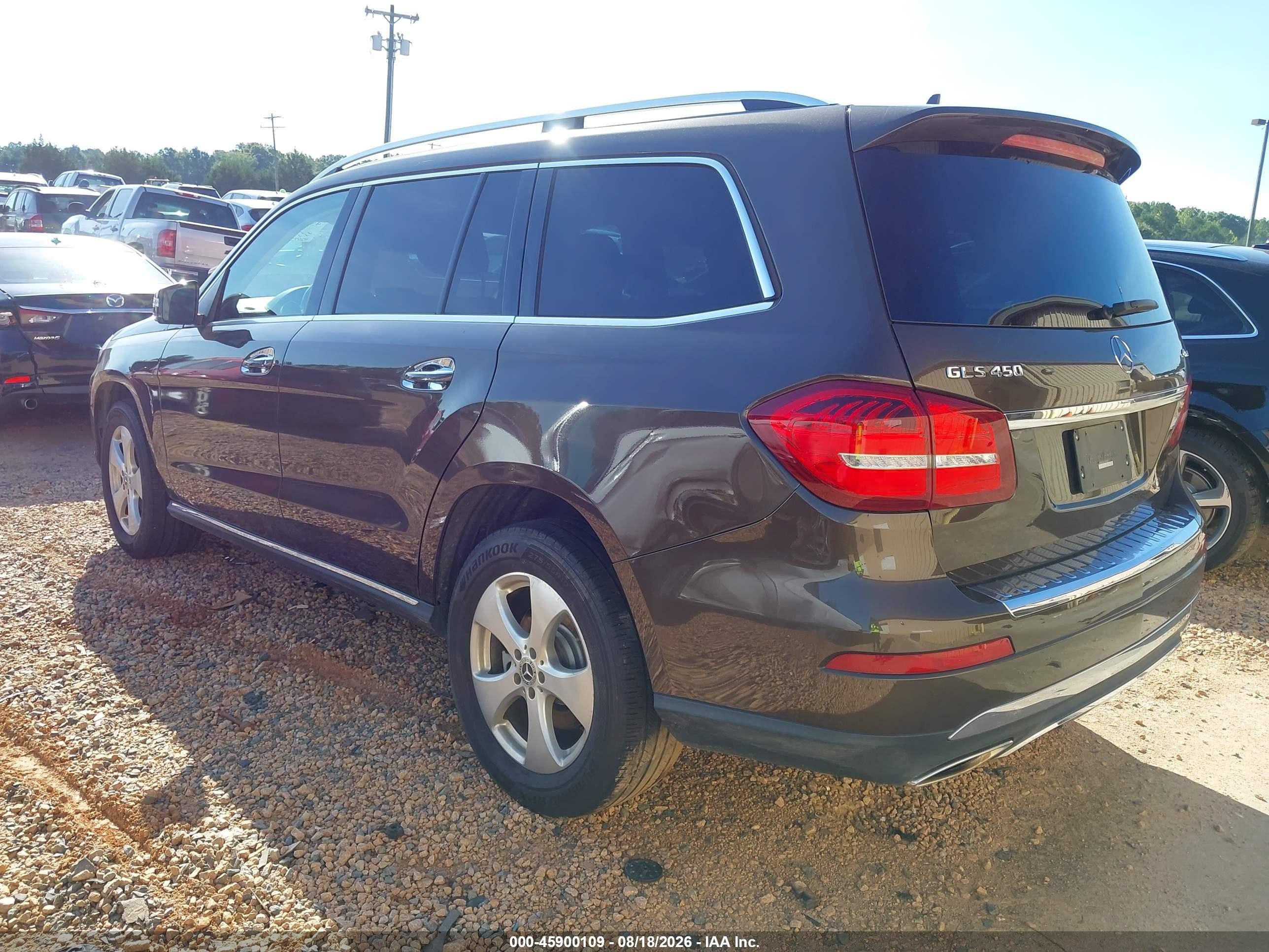 2017 Mercedes-benz Gls 450 4matic Brown vin: 4JGDF6EE0HA978894