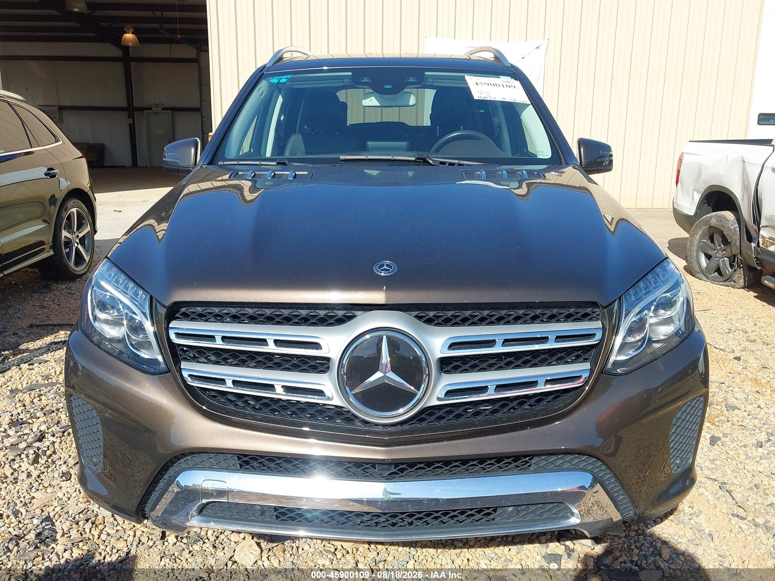 2017 Mercedes-benz Gls 450 4matic Brown vin: 4JGDF6EE0HA978894