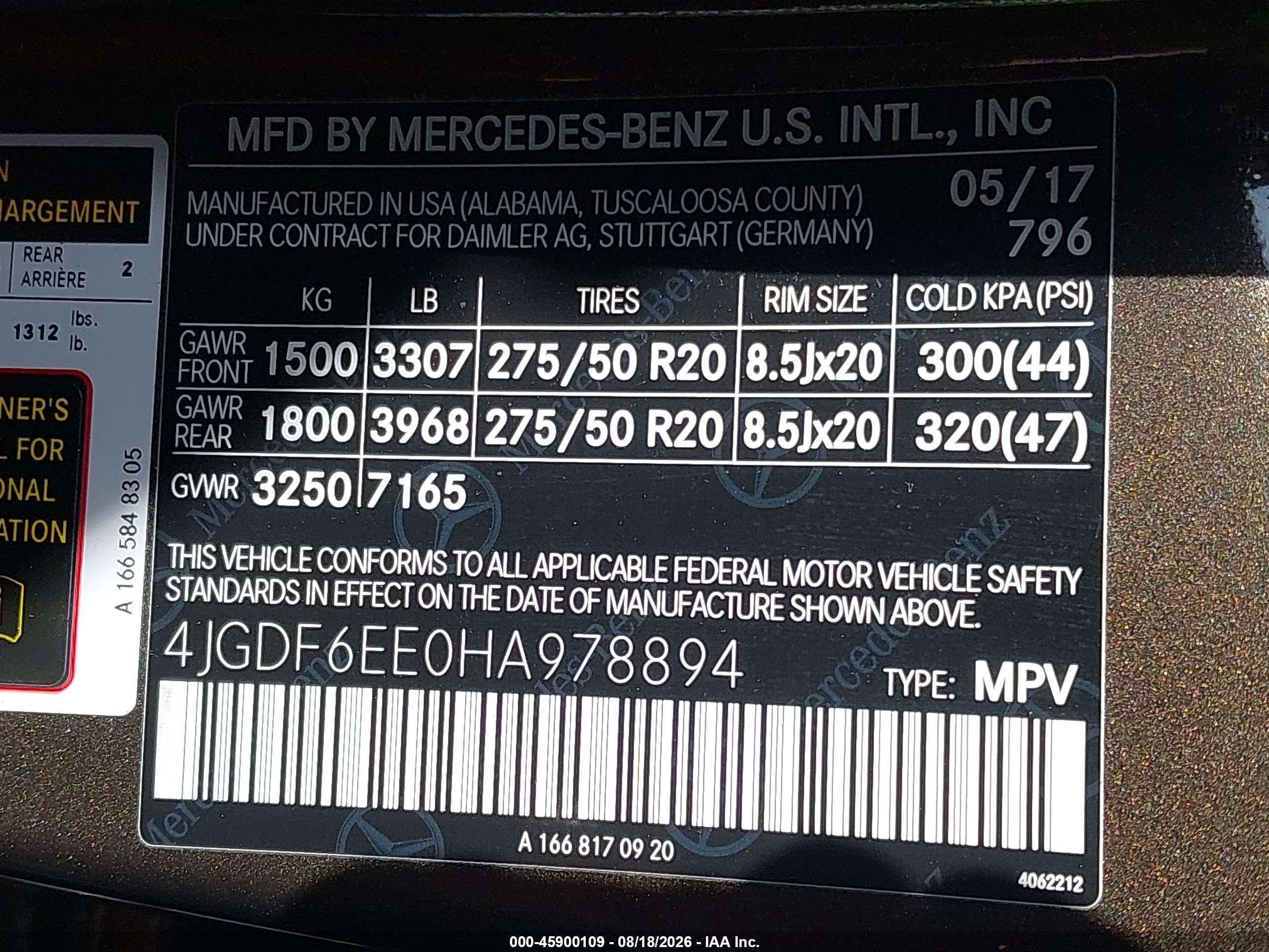 2017 Mercedes-benz Gls 450 4matic Brown vin: 4JGDF6EE0HA978894