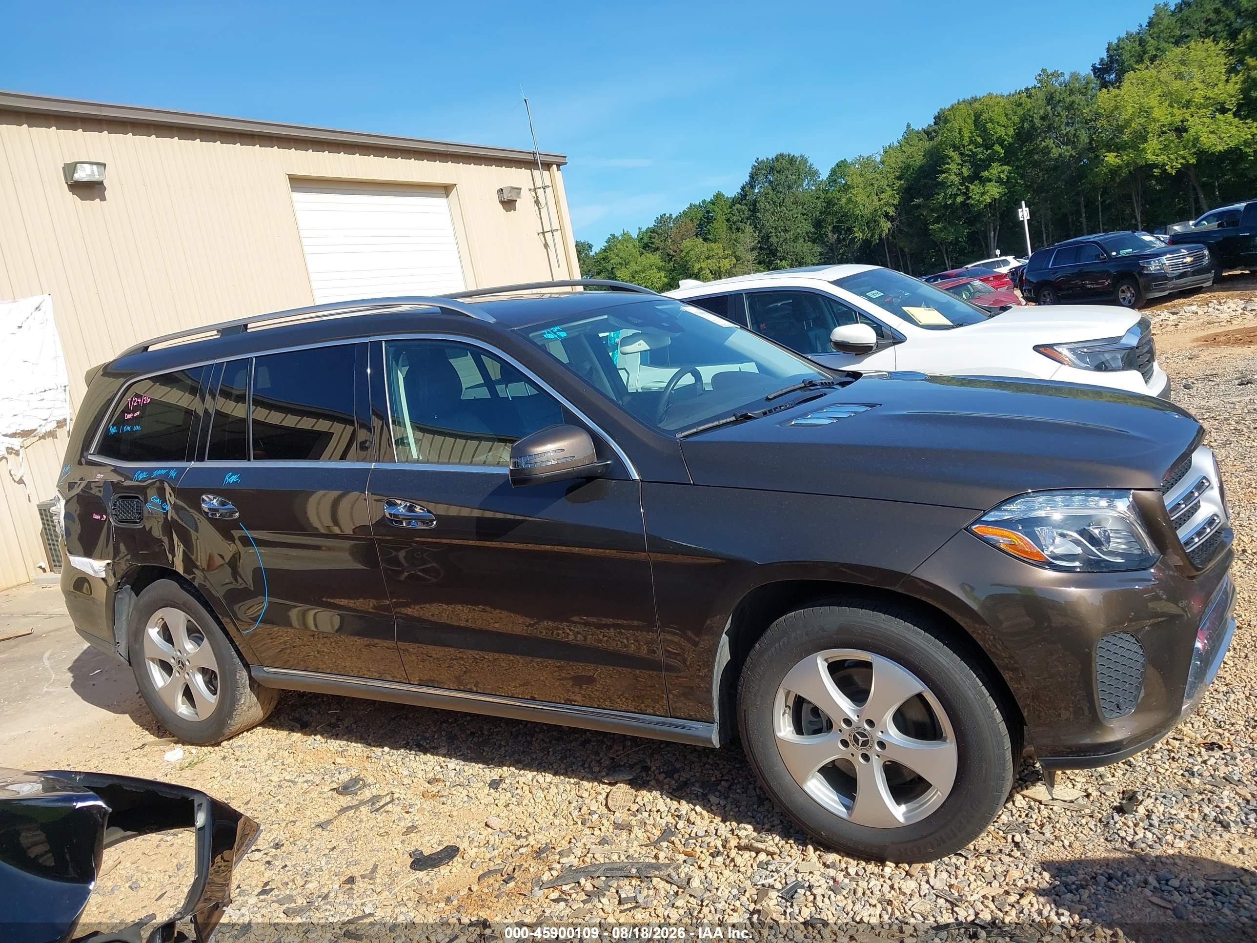 2017 Mercedes-benz Gls 450 4matic Brown vin: 4JGDF6EE0HA978894