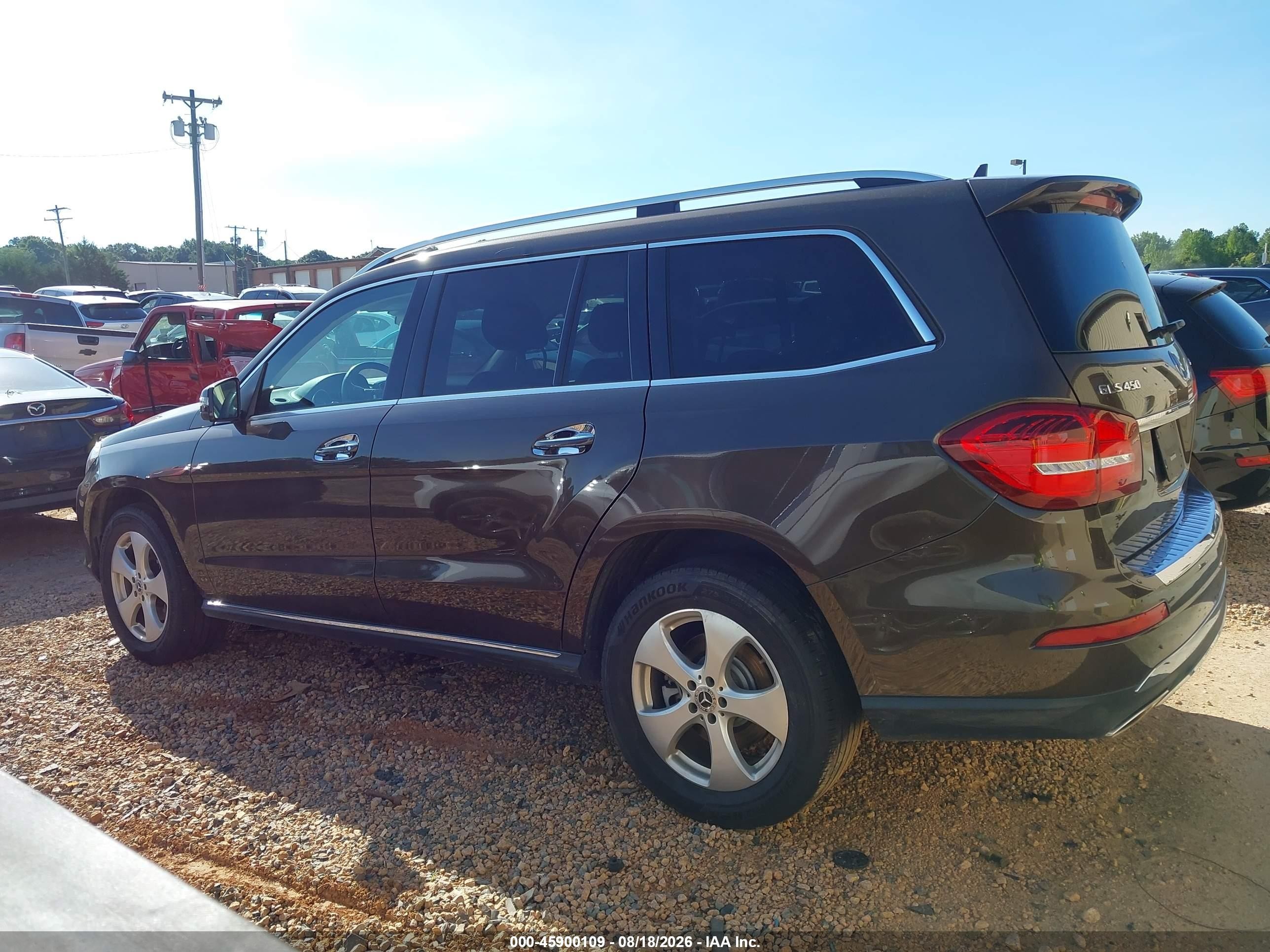 2017 Mercedes-benz Gls 450 4matic Brown vin: 4JGDF6EE0HA978894