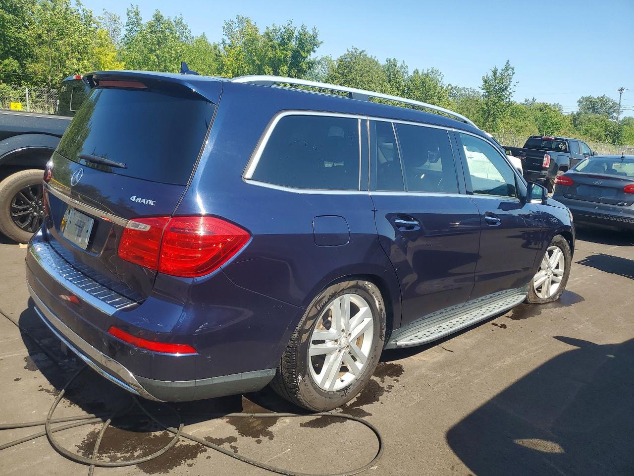 2015 Mercedes-benz Gl 450 4matic Blue vin: 4JGDF6EE1FA463884