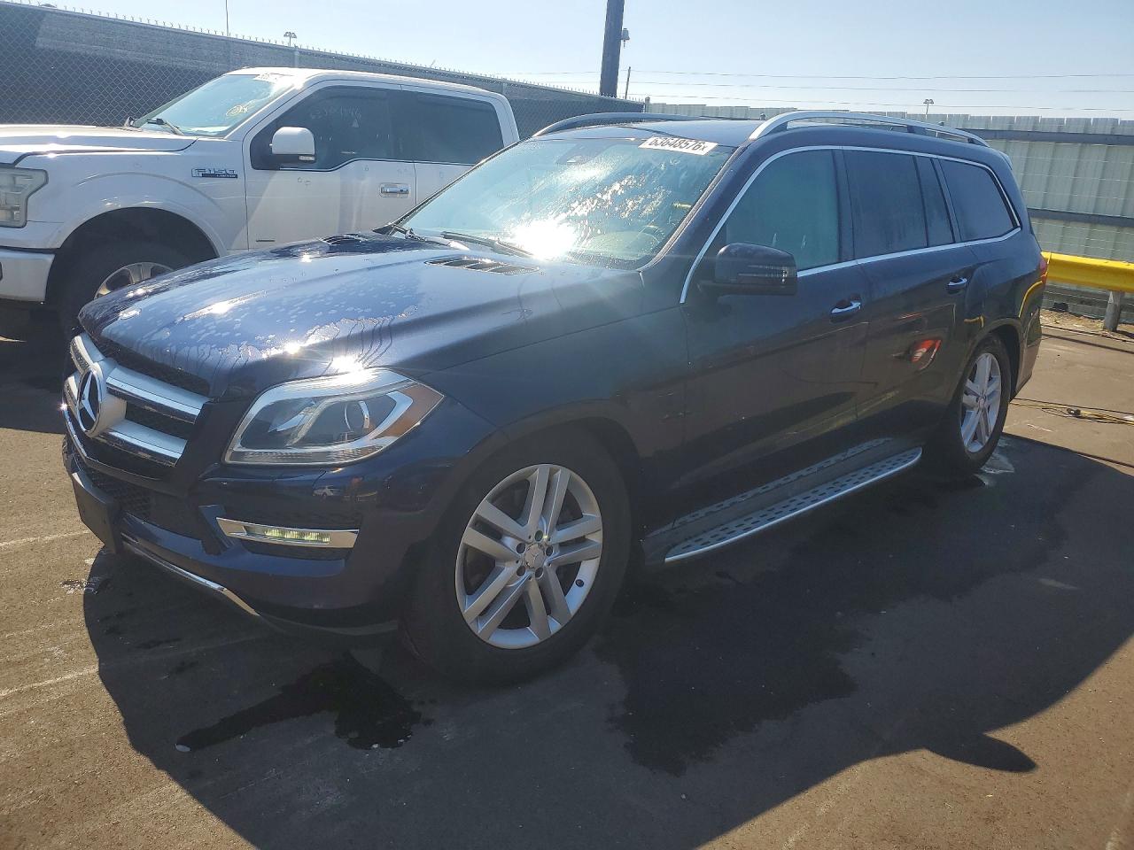 2015 Mercedes-benz Gl 450 4matic Blue vin: 4JGDF6EE1FA463884