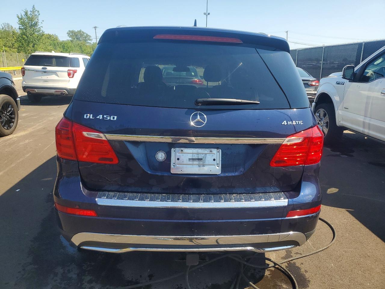 2015 Mercedes-benz Gl 450 4matic Blue vin: 4JGDF6EE1FA463884