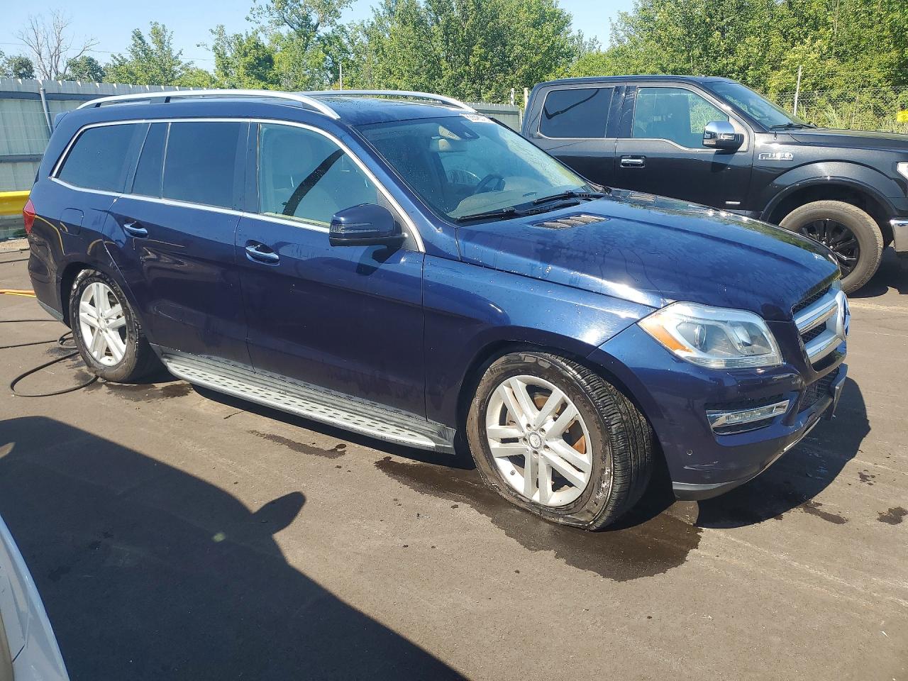 2015 Mercedes-benz Gl 450 4matic Blue vin: 4JGDF6EE1FA463884