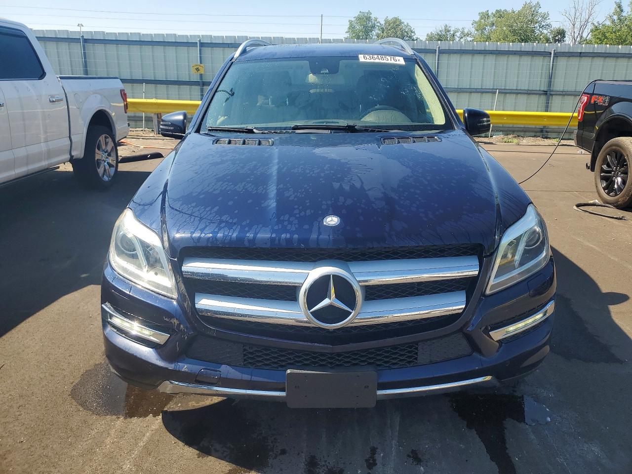 2015 Mercedes-benz Gl 450 4matic Blue vin: 4JGDF6EE1FA463884