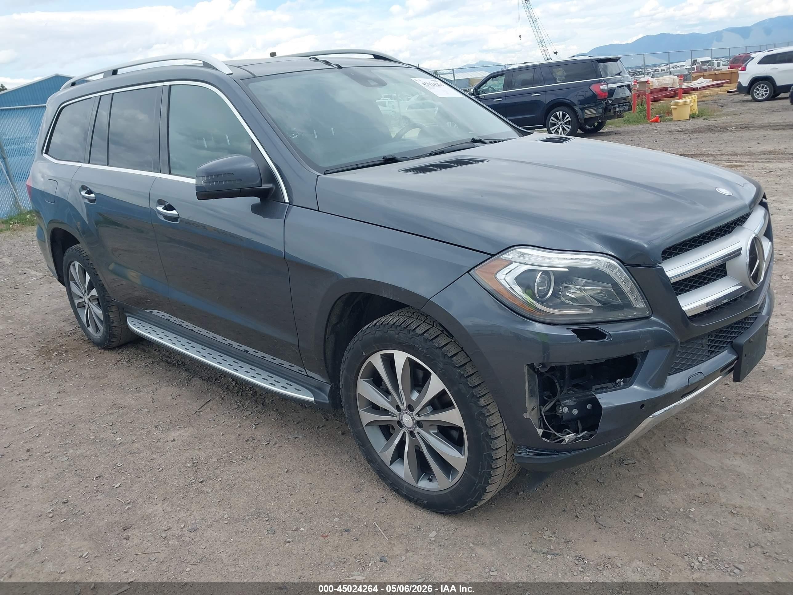 2015 Mercedes-benz Gl 450 4matic Gray vin: 4JGDF6EE1FA468812