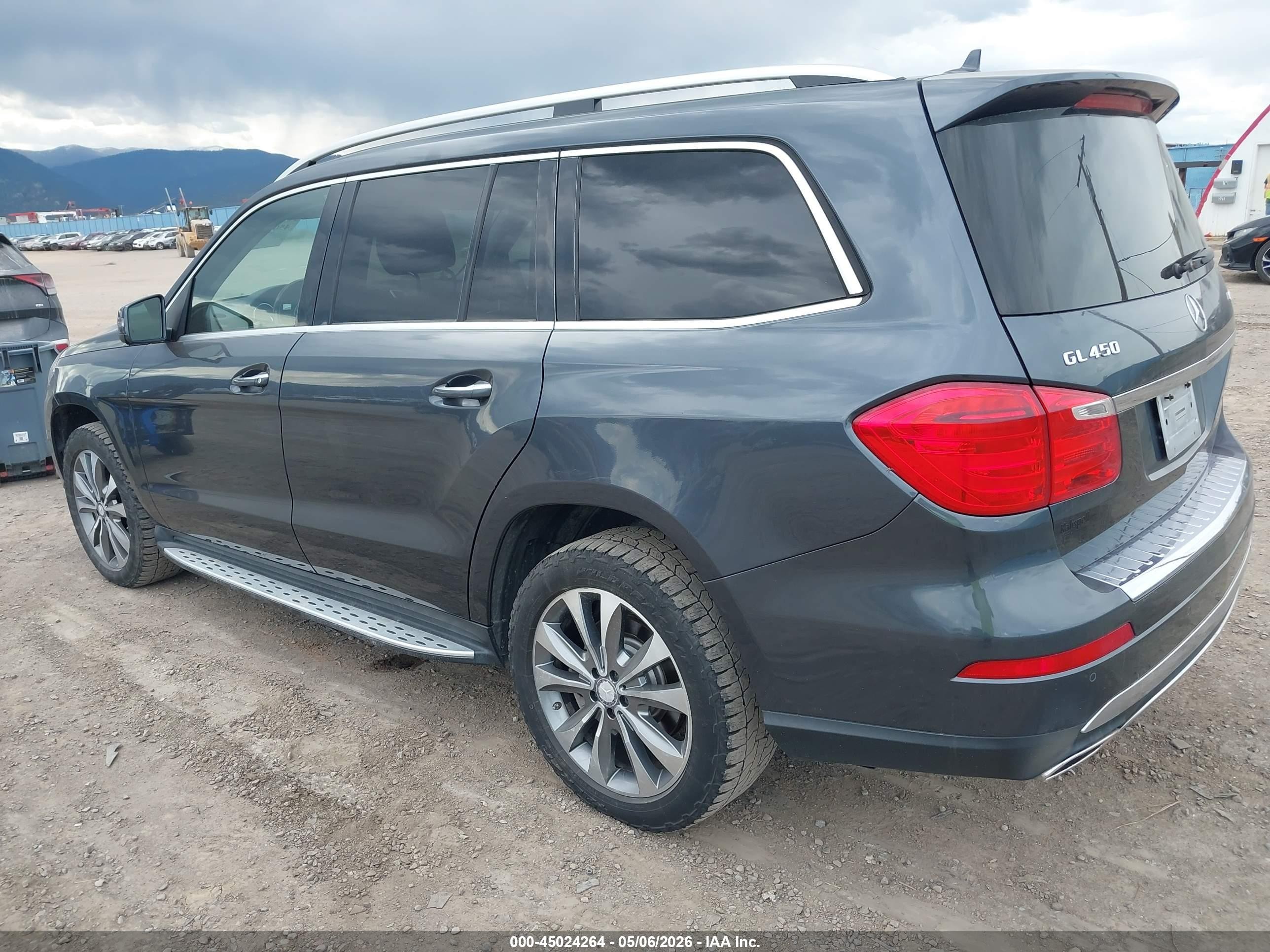 2015 Mercedes-benz Gl 450 4matic Gray vin: 4JGDF6EE1FA468812
