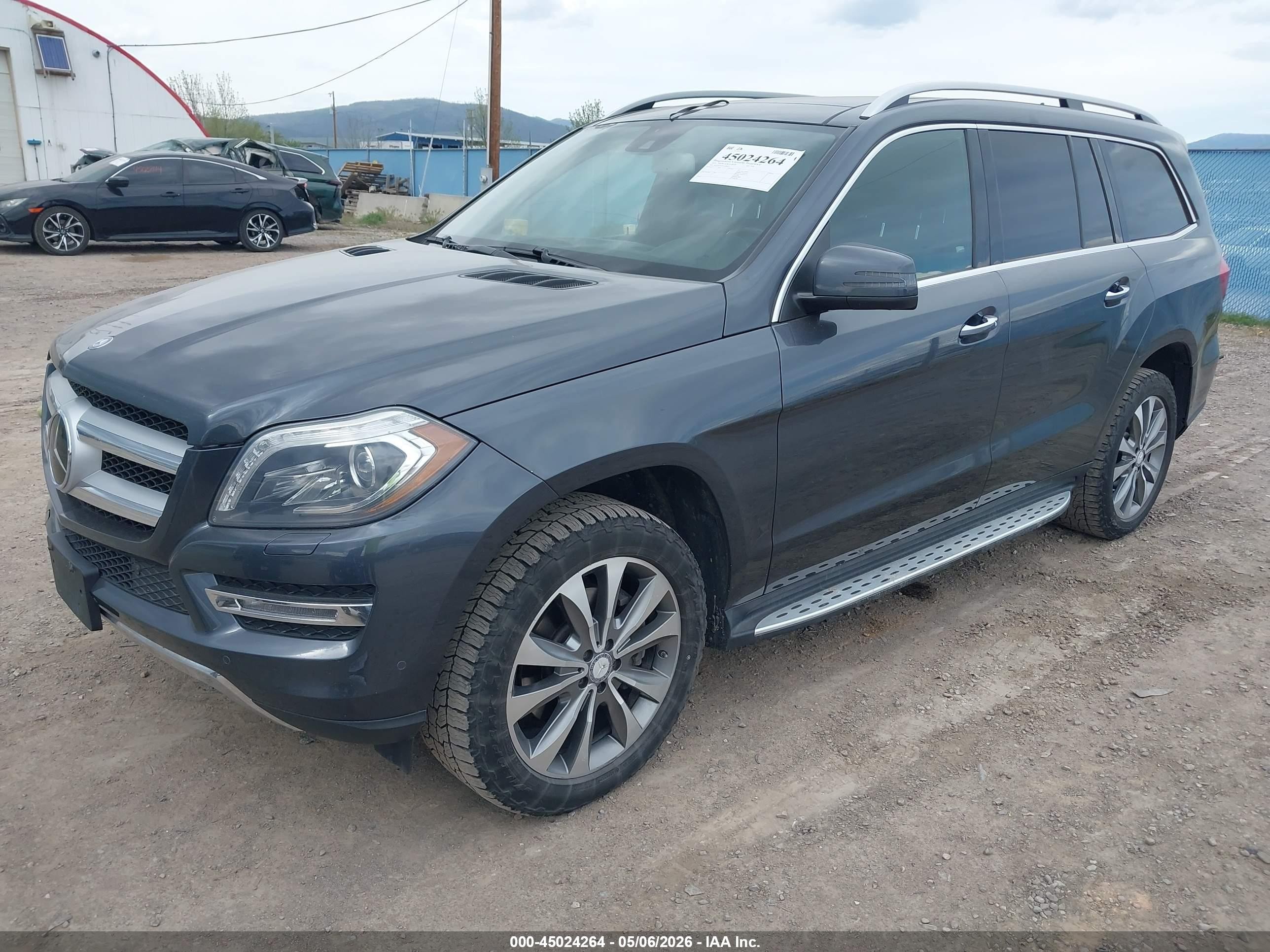 2015 Mercedes-benz Gl 450 4matic Gray vin: 4JGDF6EE1FA468812