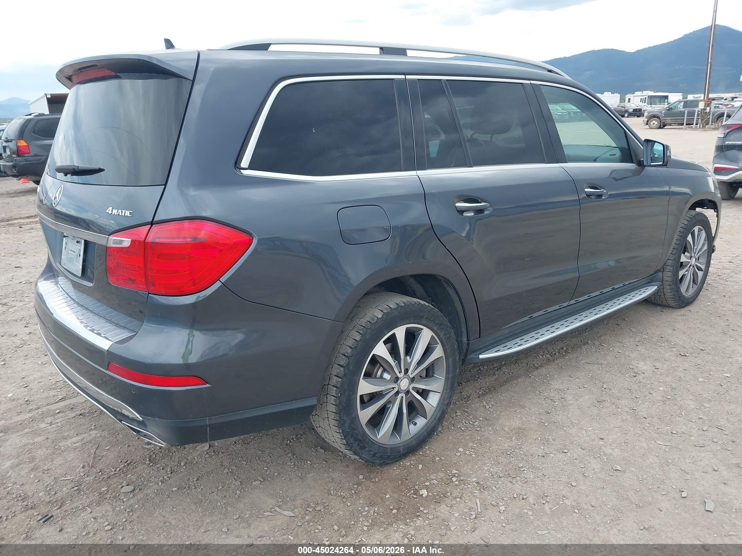 2015 Mercedes-benz Gl 450 4matic Gray vin: 4JGDF6EE1FA468812