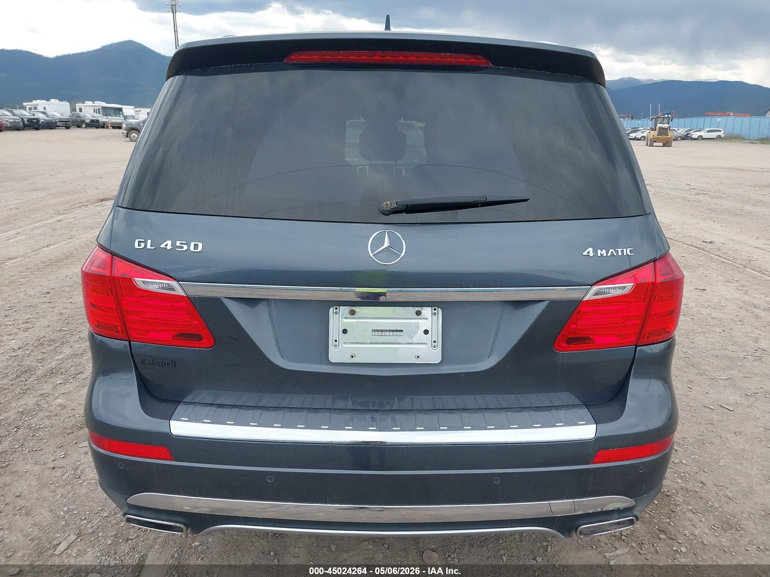 2015 Mercedes-benz Gl 450 4matic Gray vin: 4JGDF6EE1FA468812