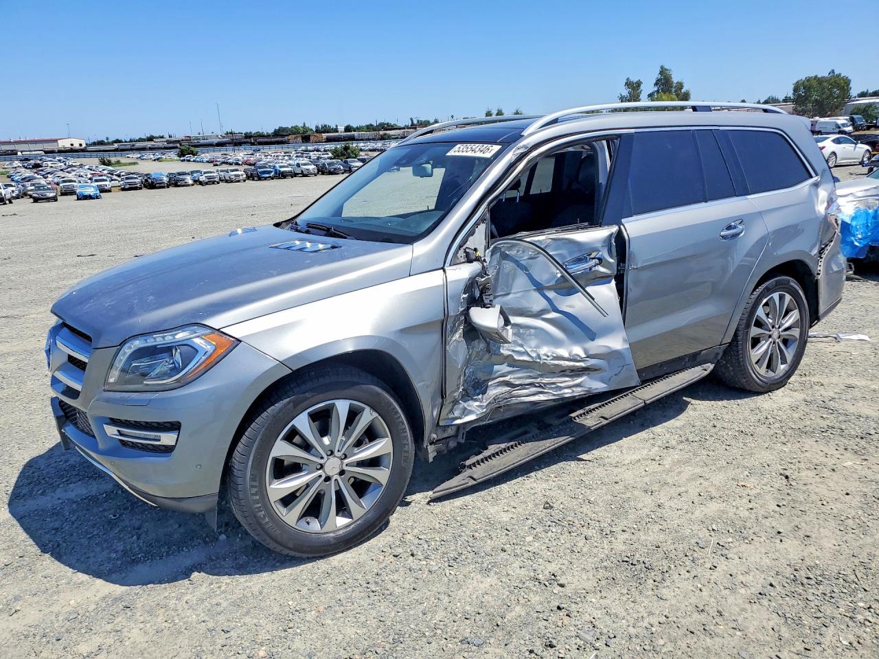 2015 Mercedes-benz Gl 450 4matic Silver vin: 4JGDF6EE1FA511044