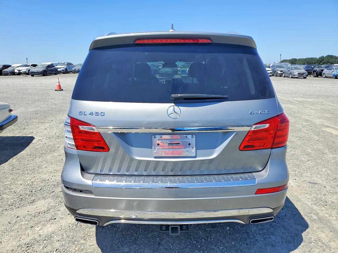 2015 Mercedes-benz Gl 450 4matic Silver vin: 4JGDF6EE1FA511044
