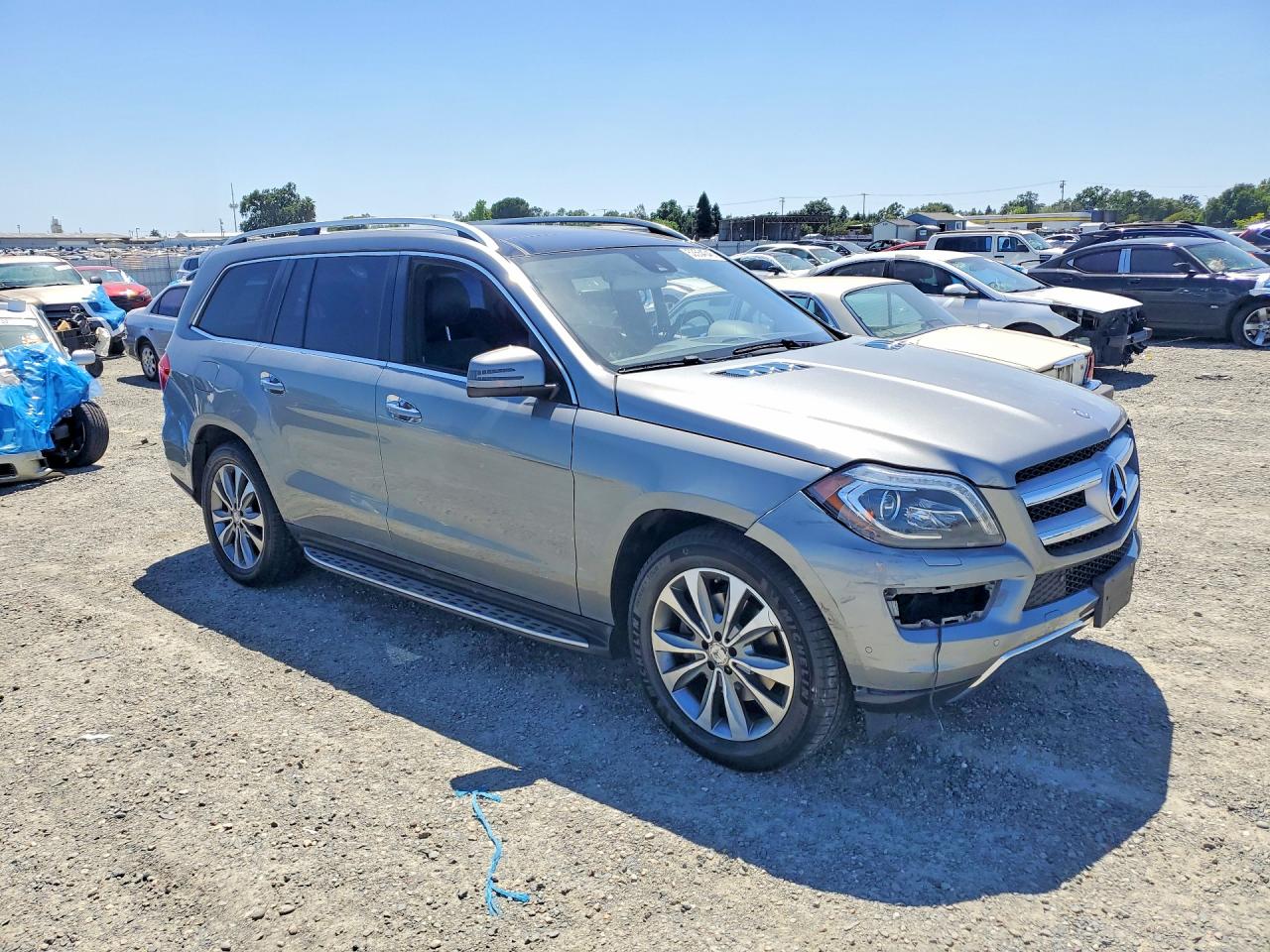 2015 Mercedes-benz Gl 450 4matic Silver vin: 4JGDF6EE1FA511044