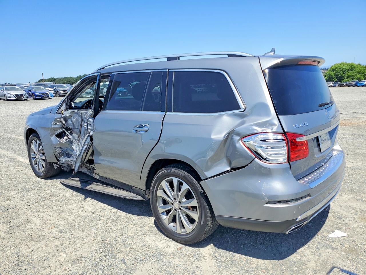 2015 Mercedes-benz Gl 450 4matic Silver vin: 4JGDF6EE1FA511044
