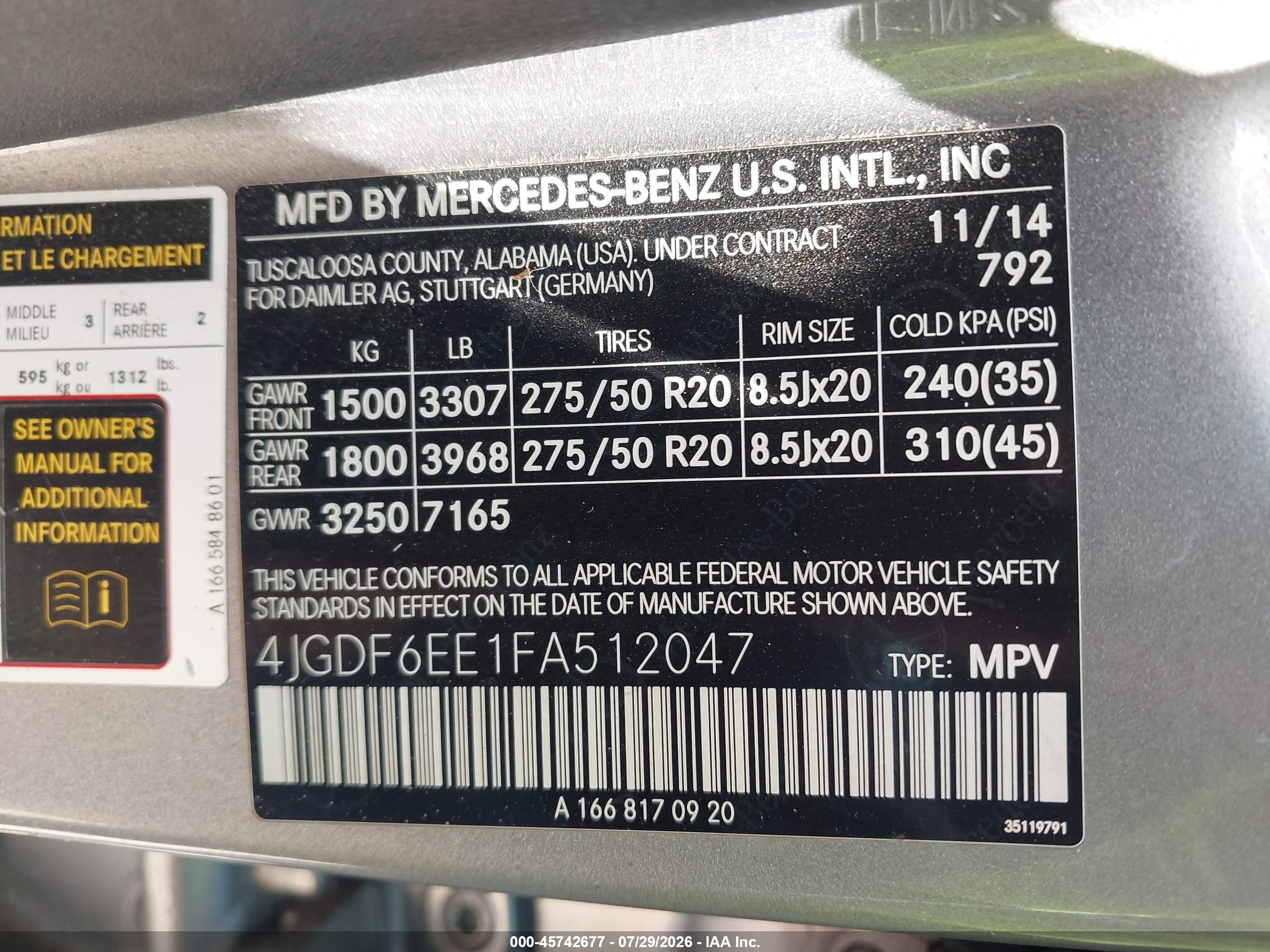 2015 Mercedes-benz Gl 450 4matic Silver vin: 4JGDF6EE1FA512047