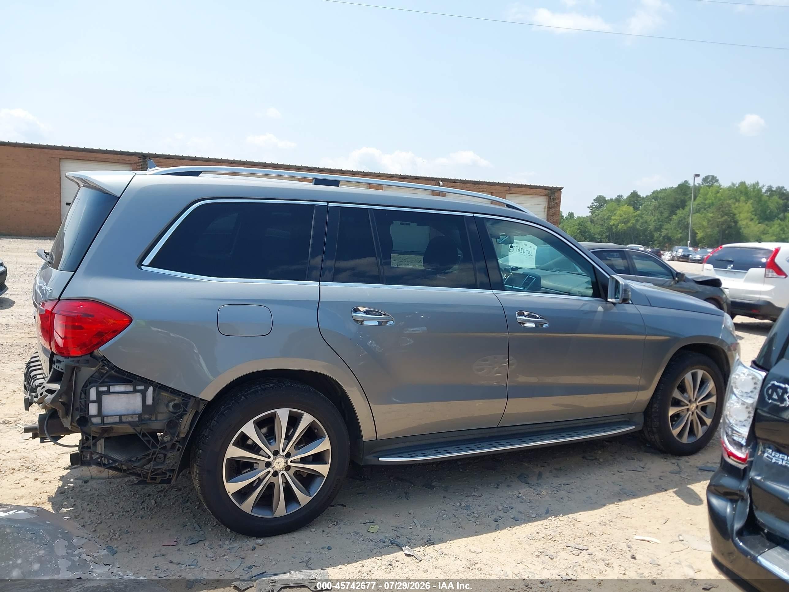 2015 Mercedes-benz Gl 450 4matic Silver vin: 4JGDF6EE1FA512047
