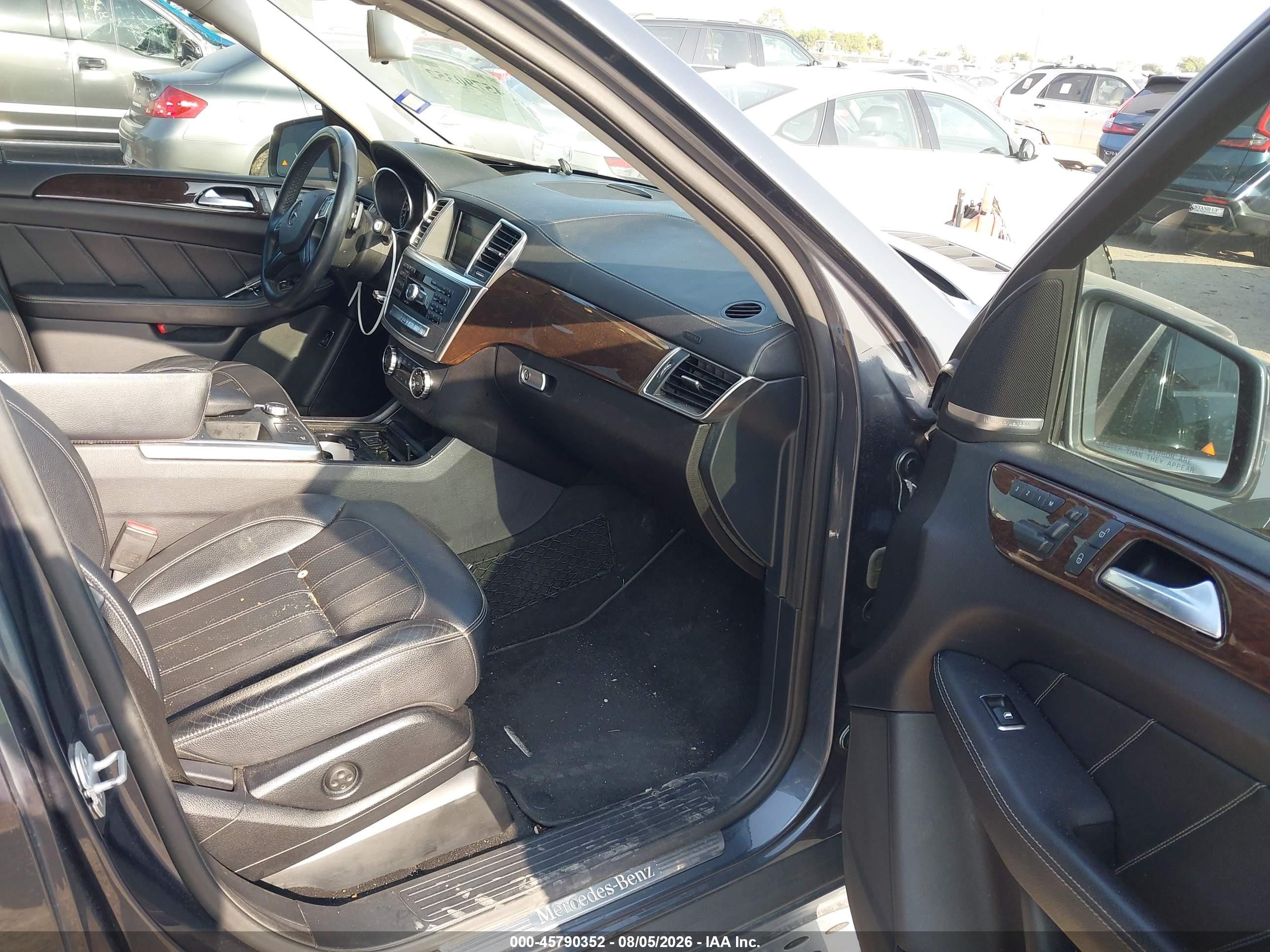 2015 Mercedes-benz Gl 450 4matic Gray vin: 4JGDF6EE1FA522741