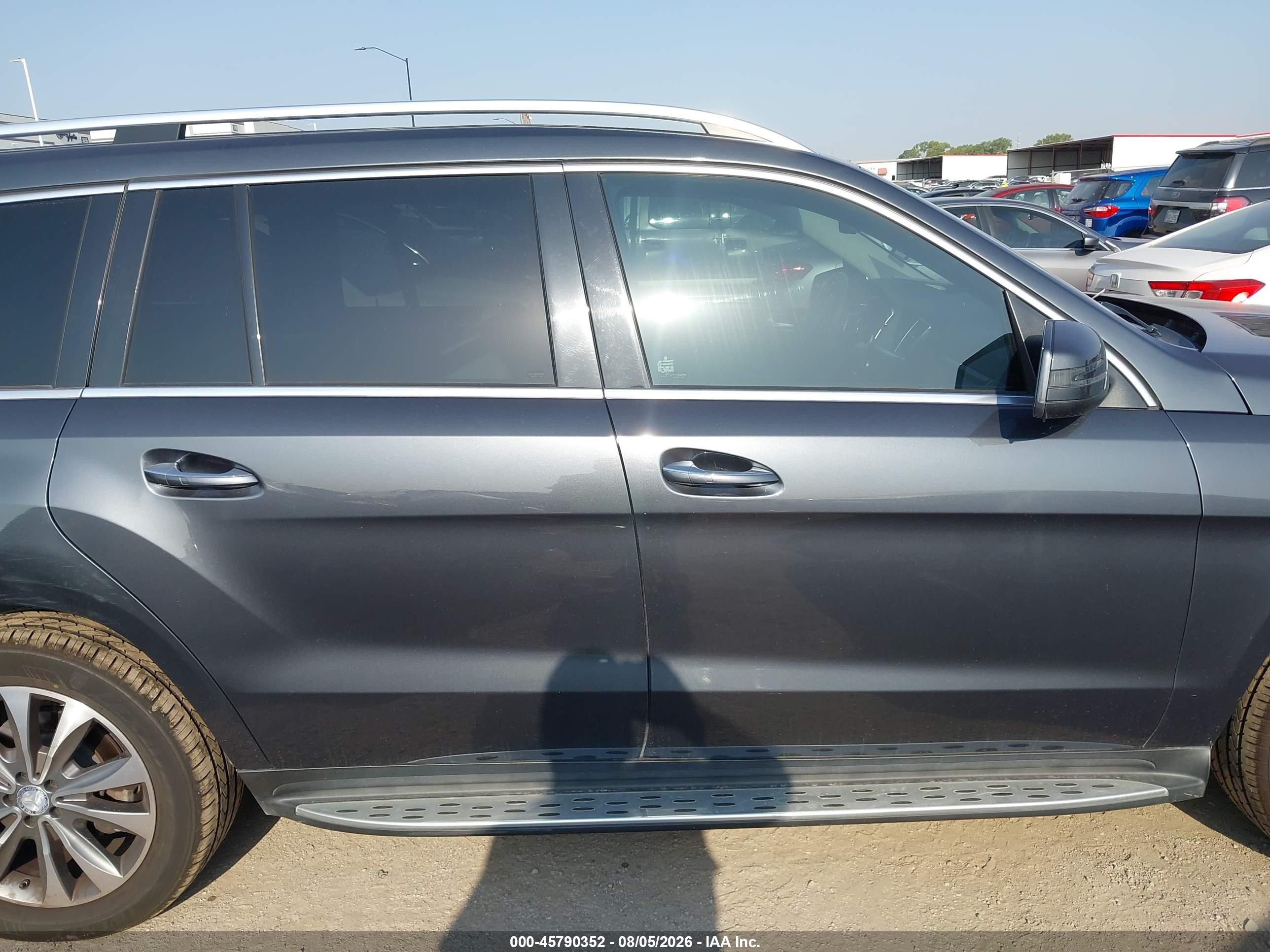 2015 Mercedes-benz Gl 450 4matic Gray vin: 4JGDF6EE1FA522741