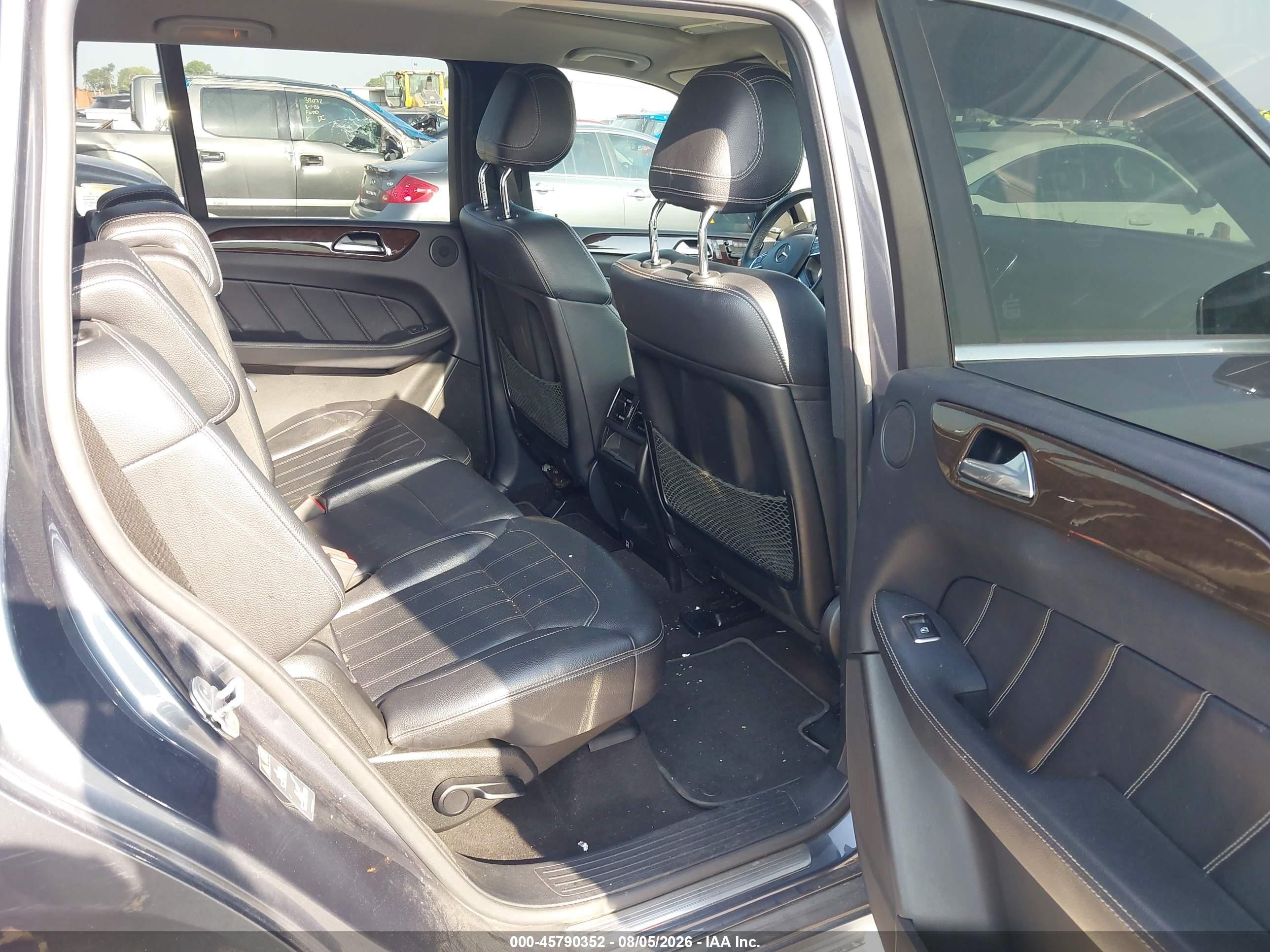 2015 Mercedes-benz Gl 450 4matic Gray vin: 4JGDF6EE1FA522741