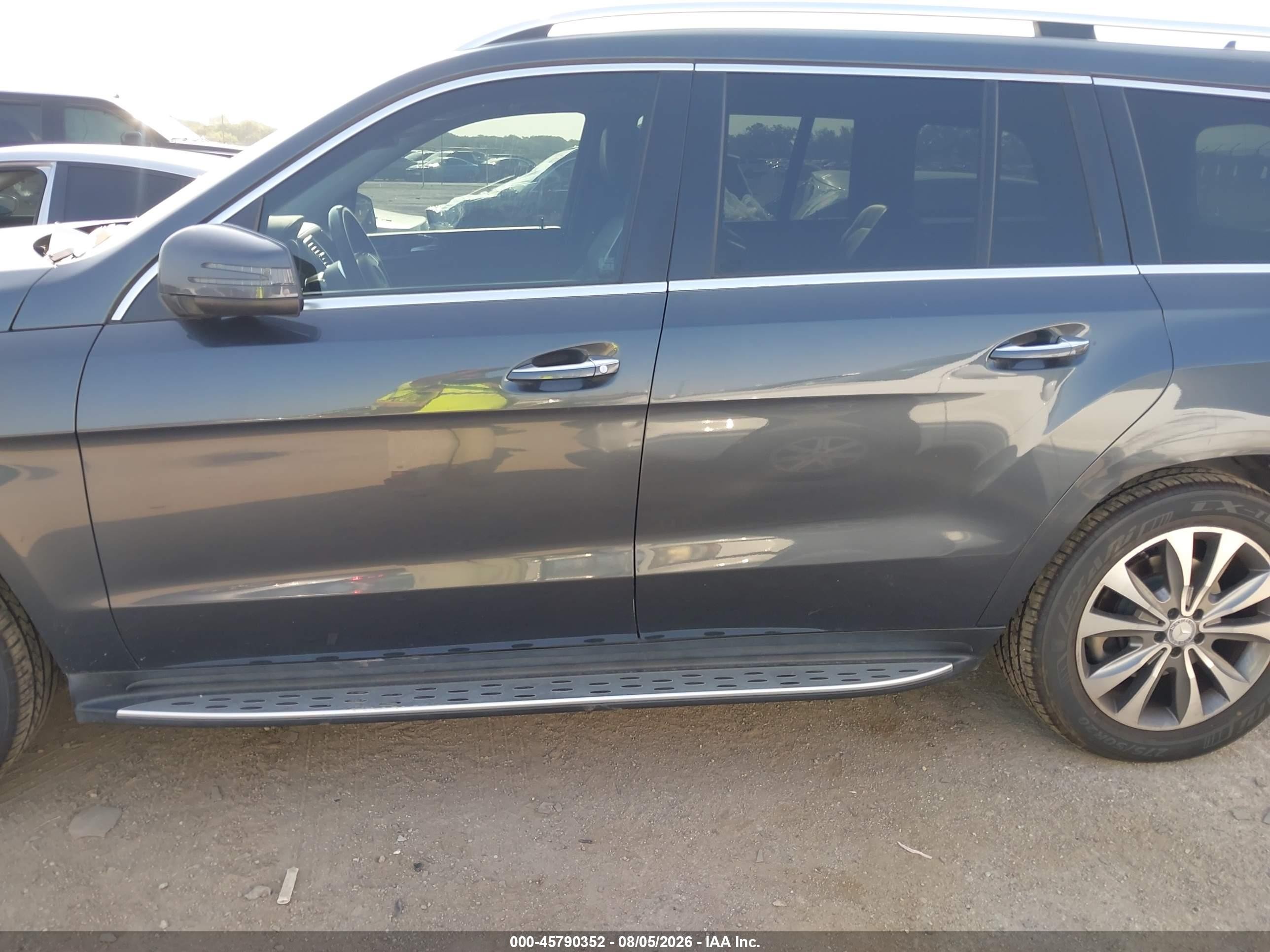 2015 Mercedes-benz Gl 450 4matic Gray vin: 4JGDF6EE1FA522741