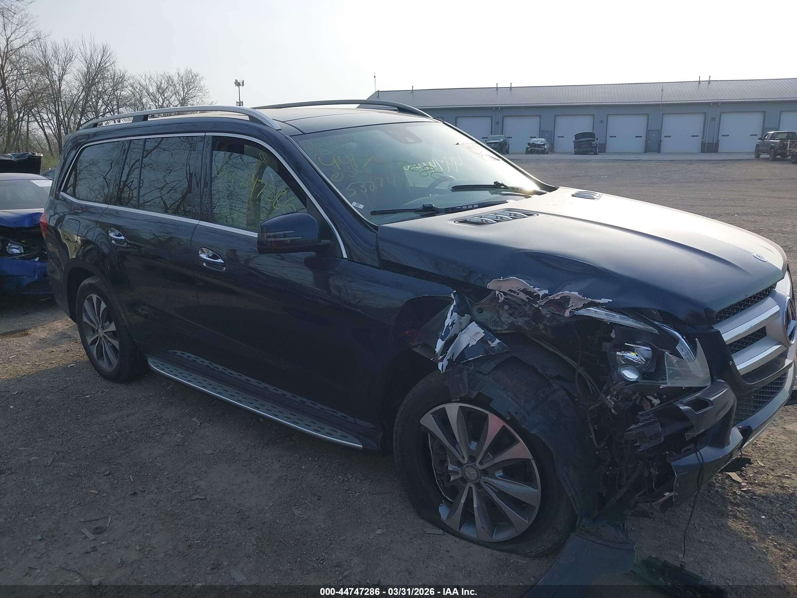 2015 Mercedes-benz Gl 450 4matic Blue vin: 4JGDF6EE1FA532749