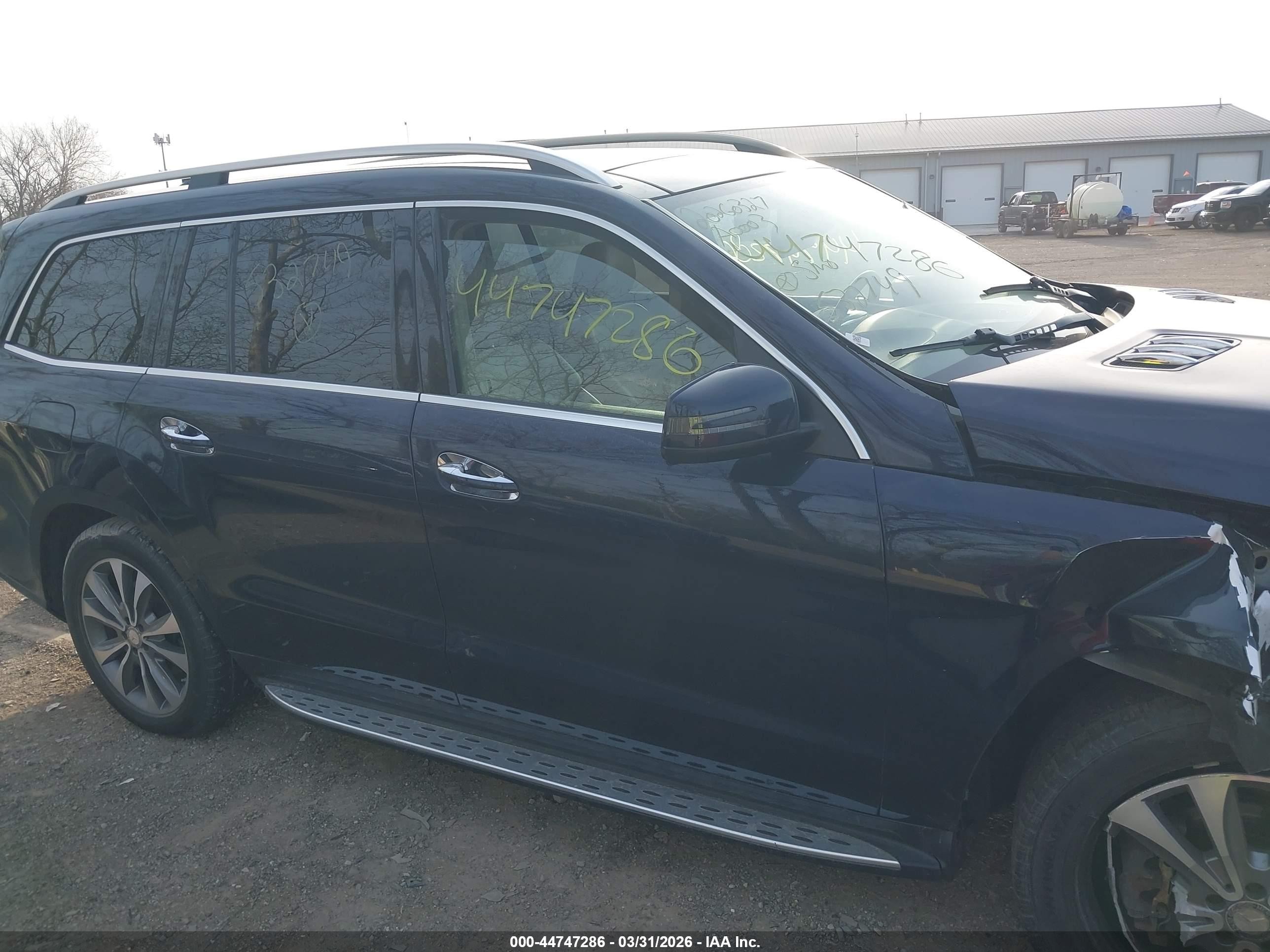 2015 Mercedes-benz Gl 450 4matic Blue vin: 4JGDF6EE1FA532749