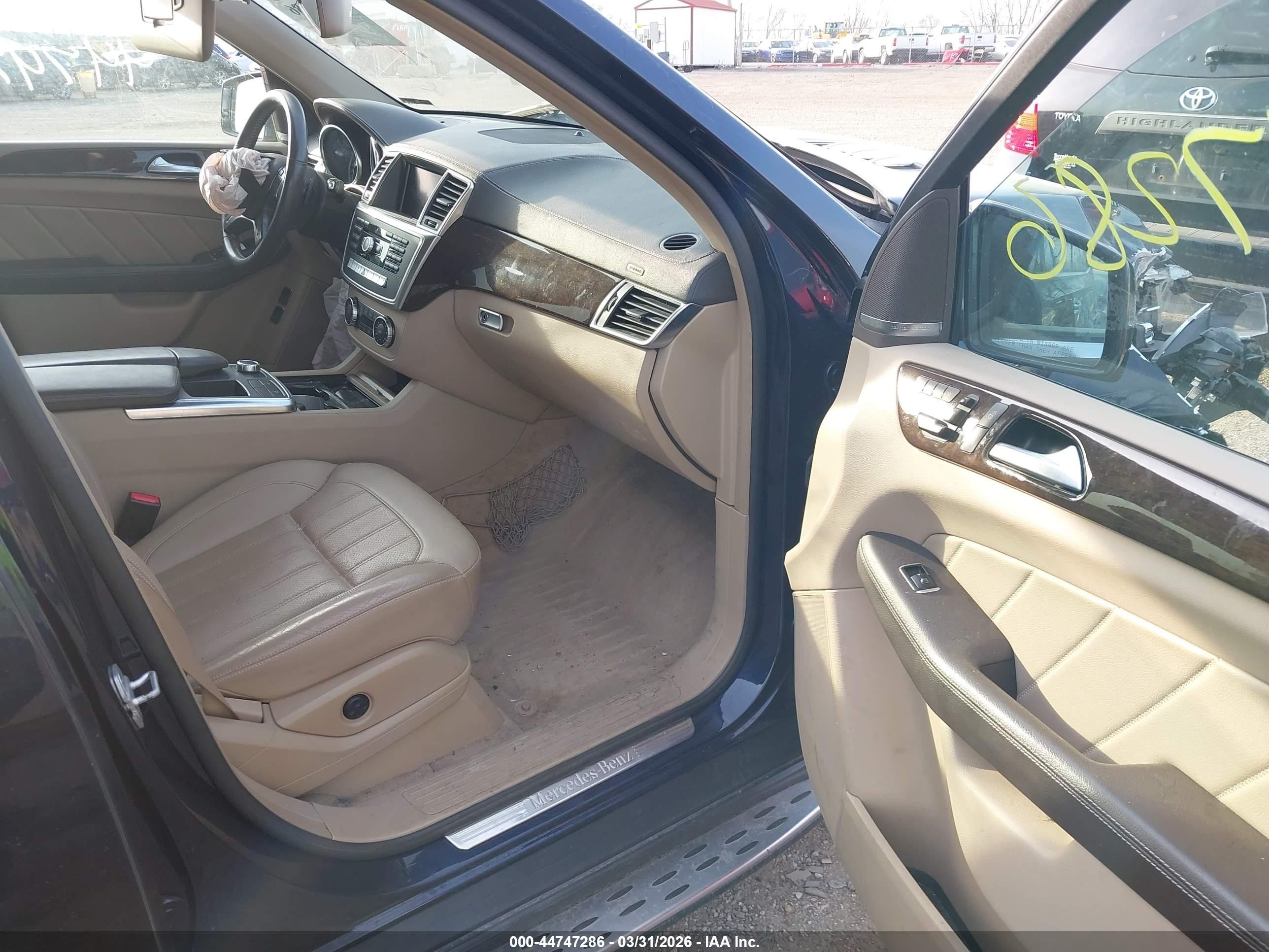 2015 Mercedes-benz Gl 450 4matic Blue vin: 4JGDF6EE1FA532749