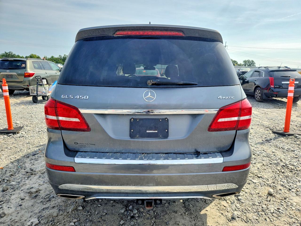 2017 Mercedes-benz Gls 450 4matic Gray vin: 4JGDF6EE1HA970738