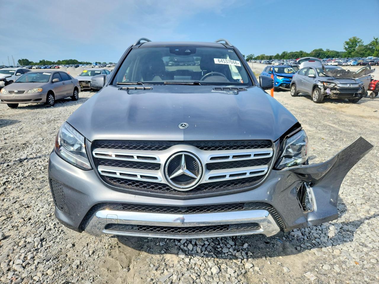 2017 Mercedes-benz Gls 450 4matic Gray vin: 4JGDF6EE1HA970738
