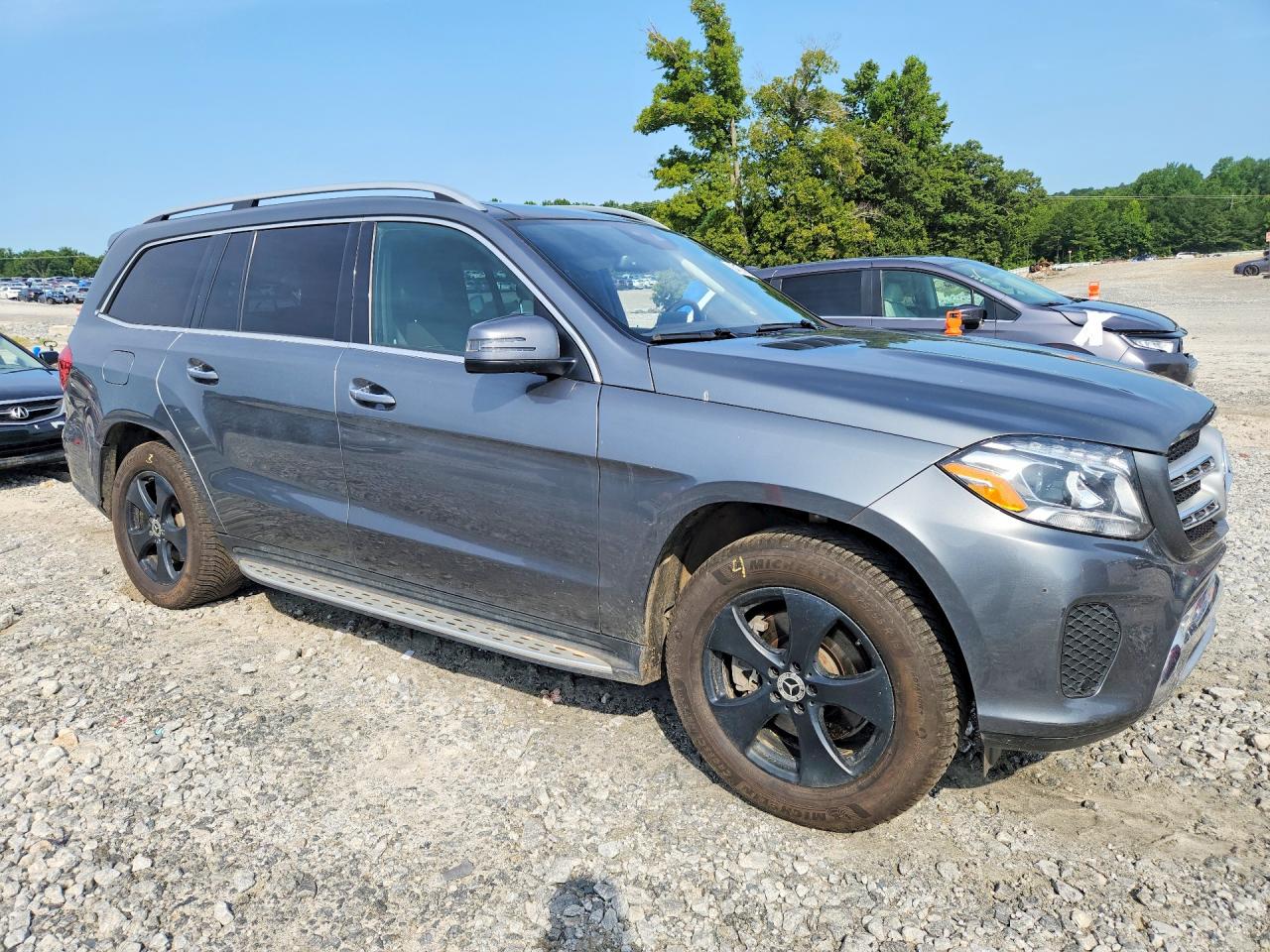 2017 Mercedes-benz Gls 450 4matic Gray vin: 4JGDF6EE1HA970738