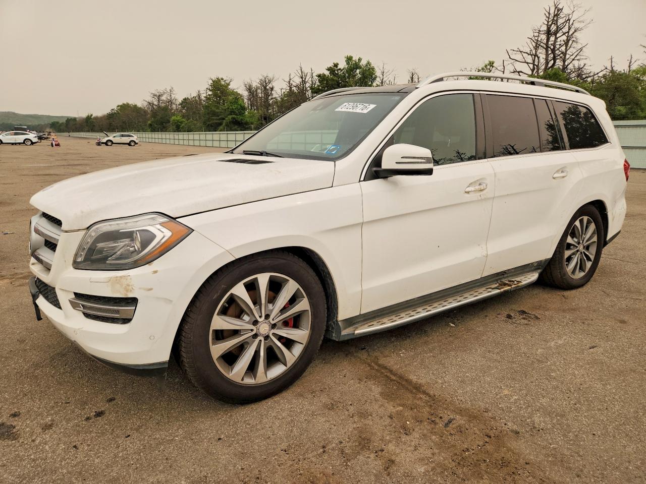 2015 Mercedes-benz Gl 450 4matic White vin: 4JGDF6EE2FA462078