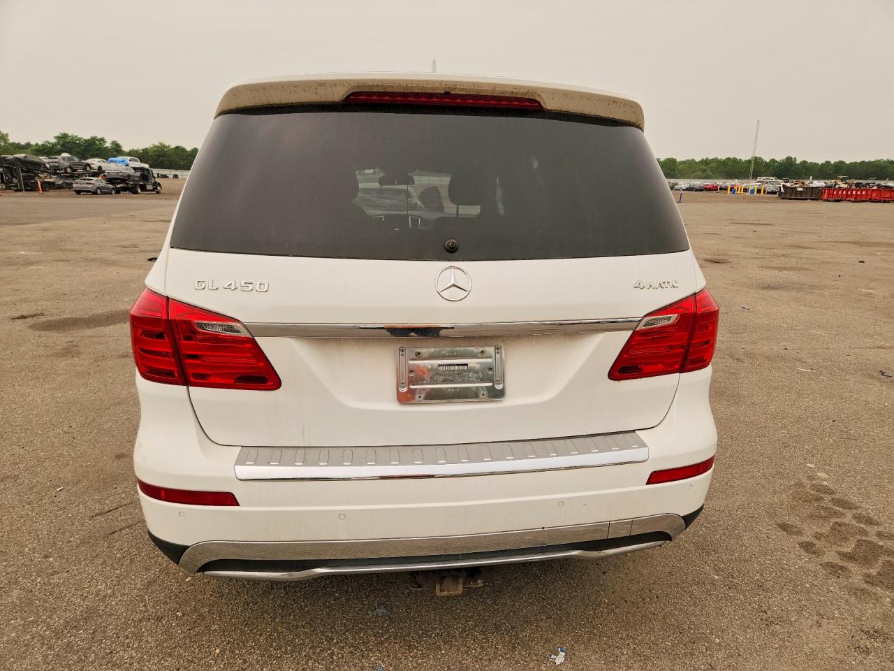 2015 Mercedes-benz Gl 450 4matic White vin: 4JGDF6EE2FA462078