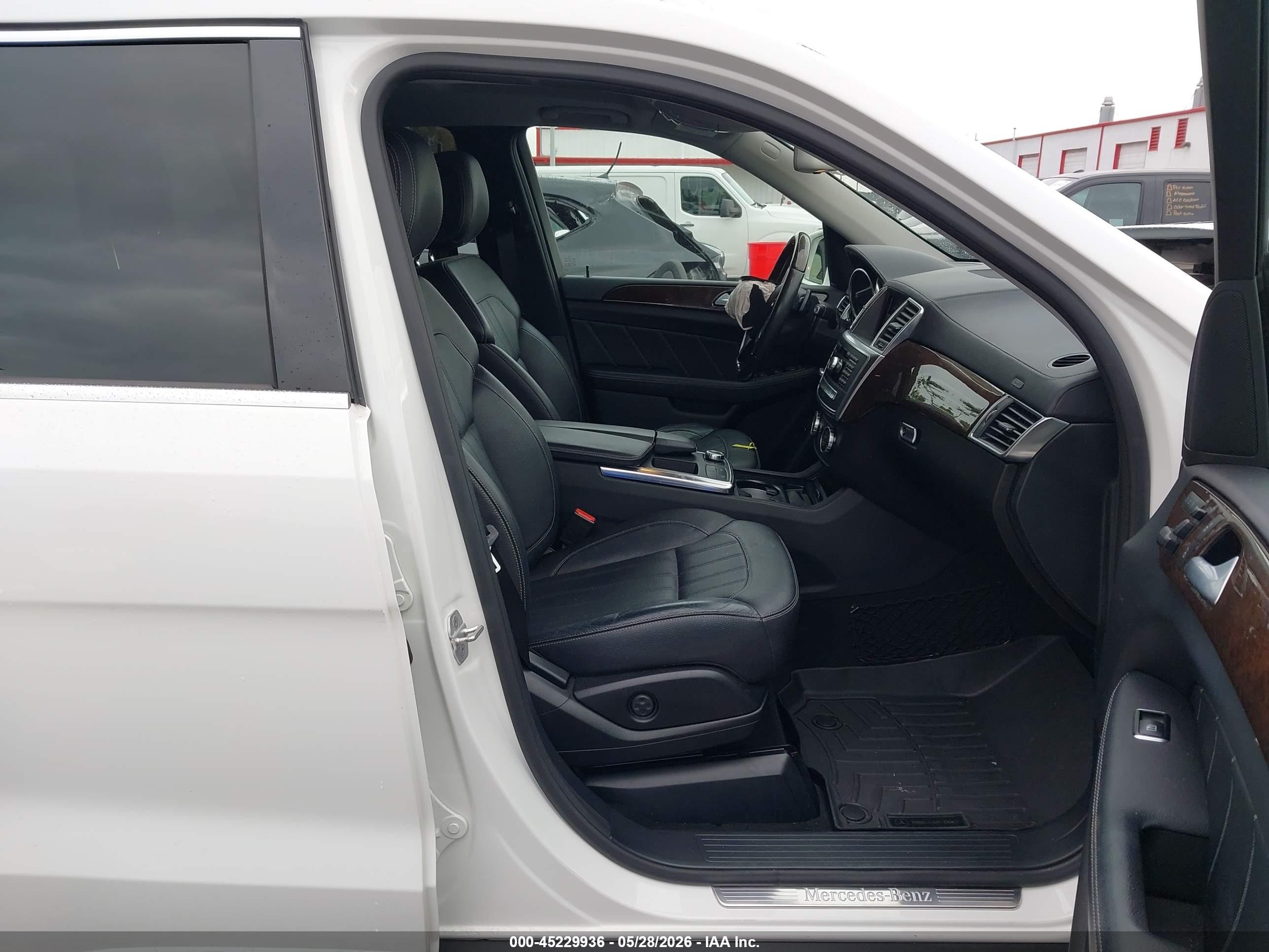 2015 Mercedes-benz Gl 450 4matic White vin: 4JGDF6EE2FA477003
