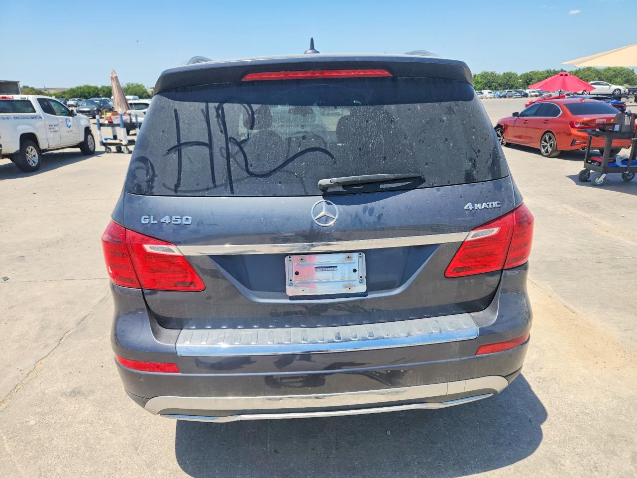 2015 Mercedes-benz Gl 450 4matic Gray vin: 4JGDF6EE2FA479298