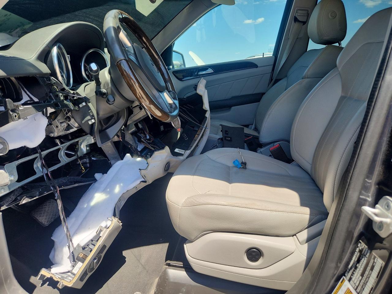 2015 Mercedes-benz Gl 450 4matic Gray vin: 4JGDF6EE2FA479298