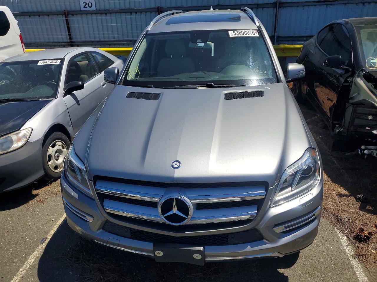 2015 Mercedes-benz Gl 450 4matic Charcoal vin: 4JGDF6EE2FA517662