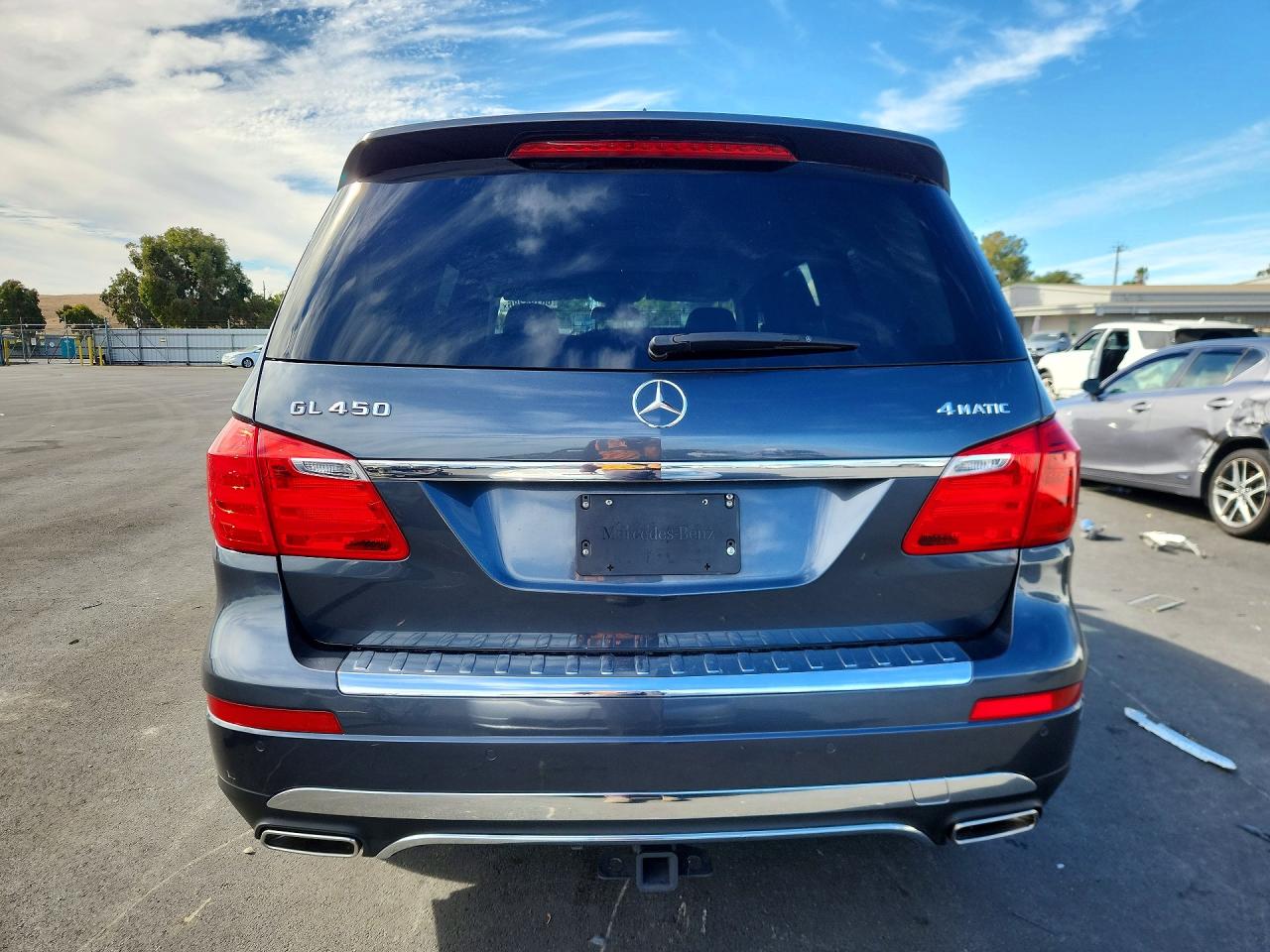 2015 Mercedes-benz Gl 450 4matic Gray vin: 4JGDF6EE2FA609533