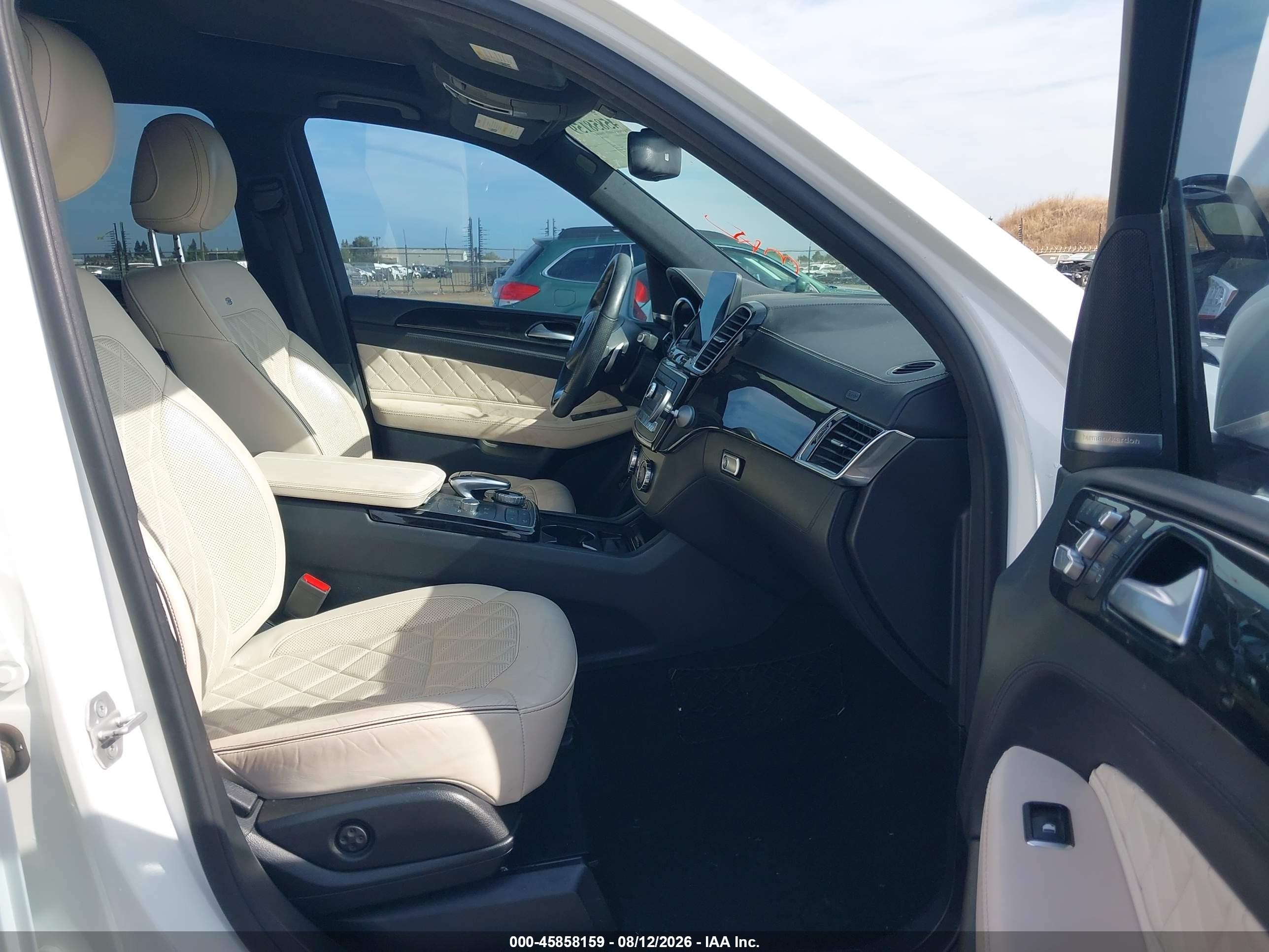 2017 Mercedes-benz Gls 450 4matic White vin: 4JGDF6EE2HA975916