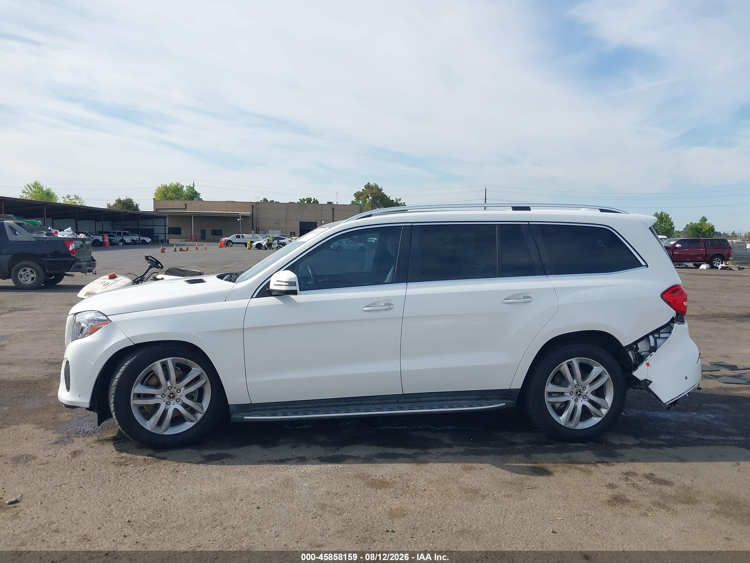2017 Mercedes-benz Gls 450 4matic White vin: 4JGDF6EE2HA975916