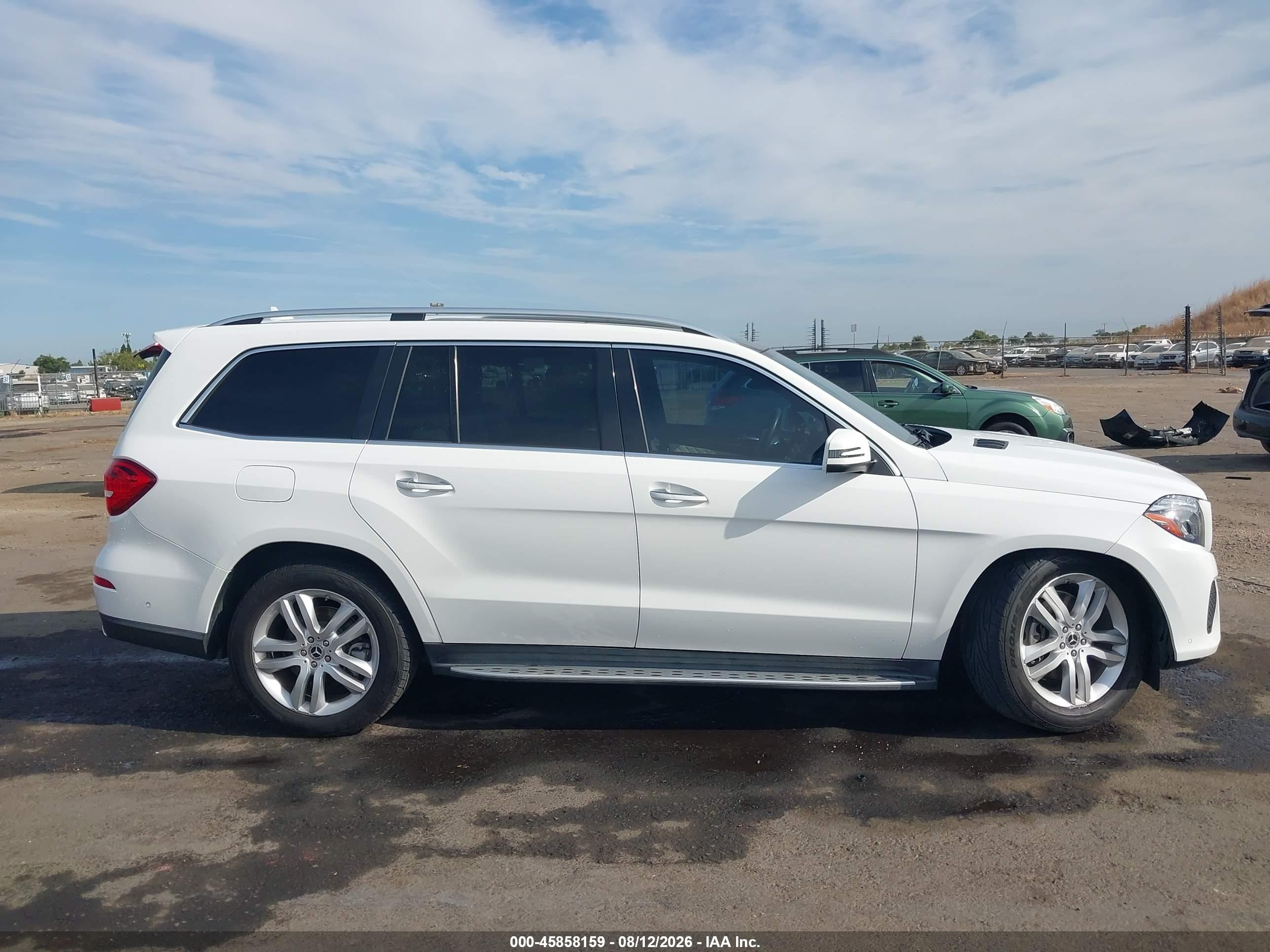 2017 Mercedes-benz Gls 450 4matic White vin: 4JGDF6EE2HA975916