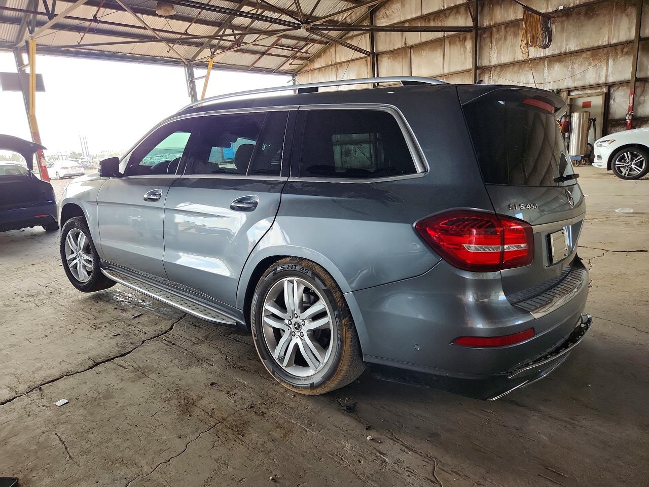 2018 Mercedes-benz Gls 450 4matic Gray vin: 4JGDF6EE2JB073105